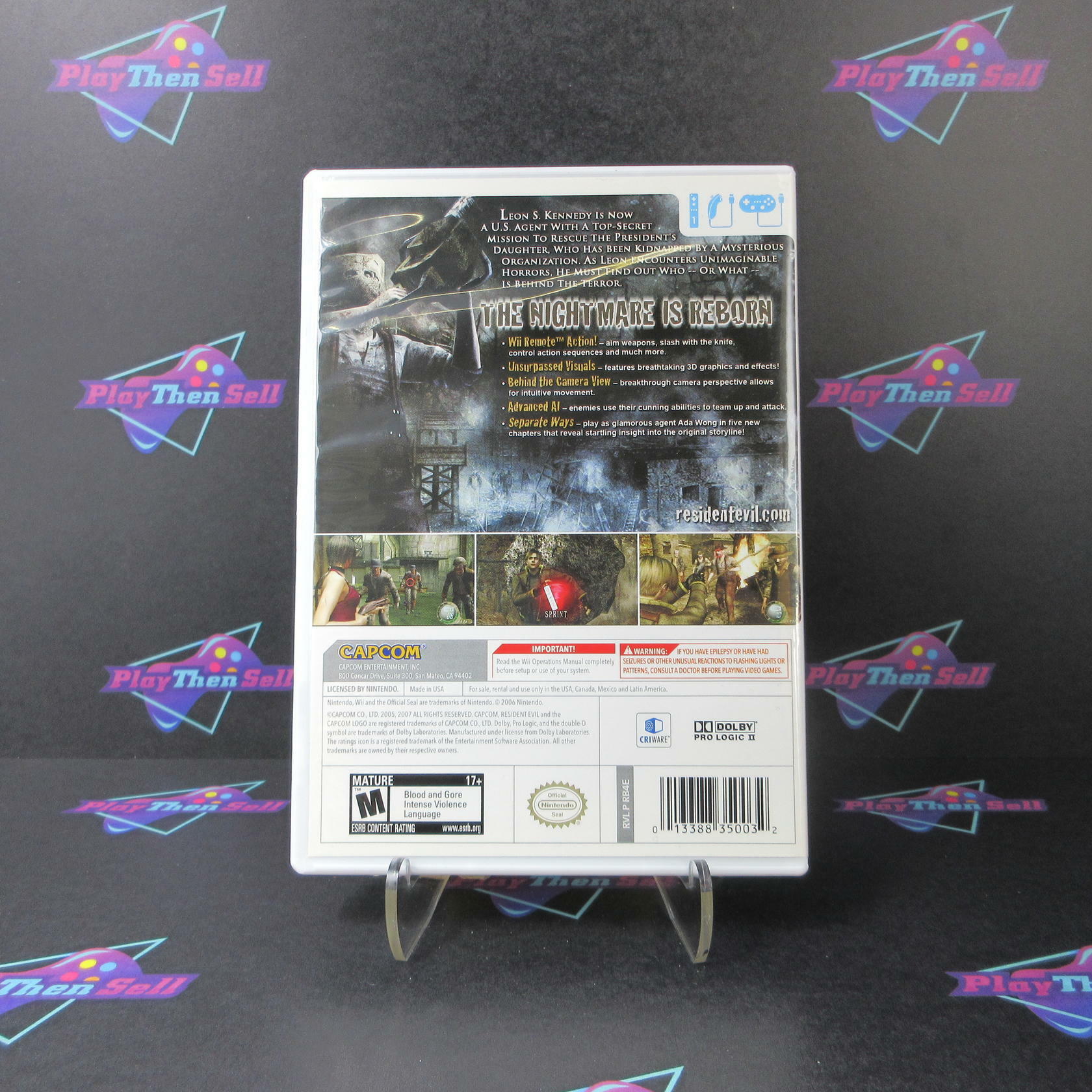 Resident Evil 4 Wii Edition Nintendo Wii Complete - Refurbished