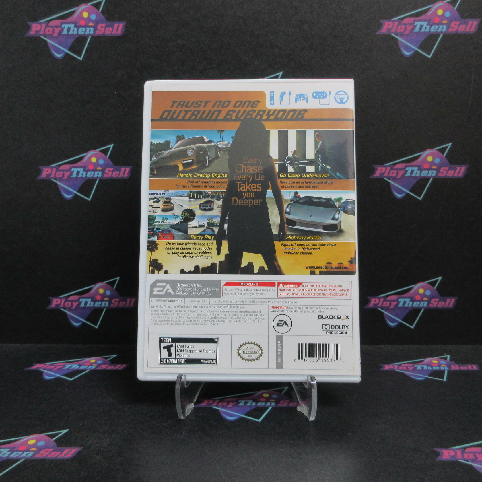 Need for Speed Undercover Nintendo Wii Complete - Refurbished