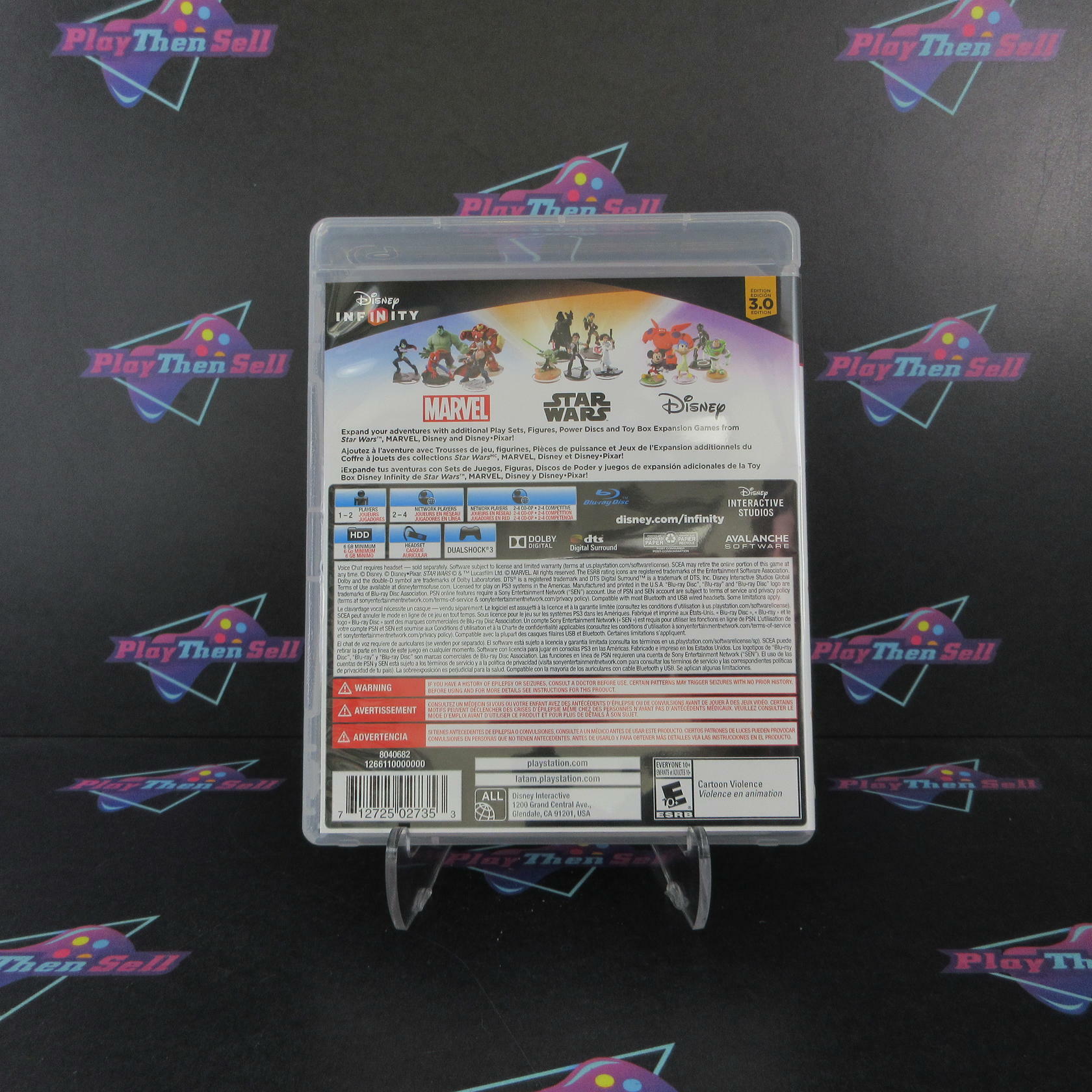 Disney Infinity 3.0 PS3 PlayStation 3 Complete - Excellent