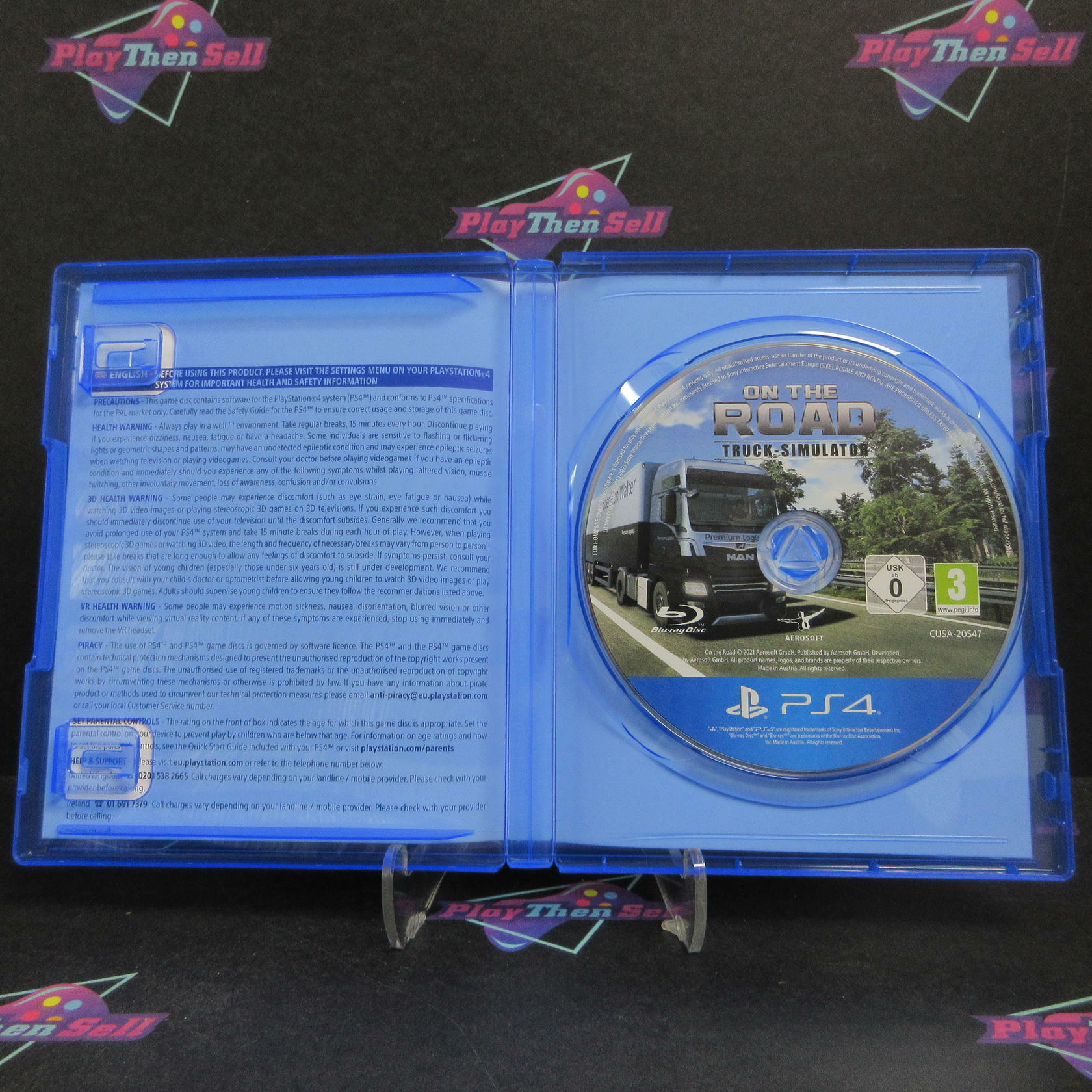 On The Road Truck Simulator PS4 PlayStation 4 PAL - Like New