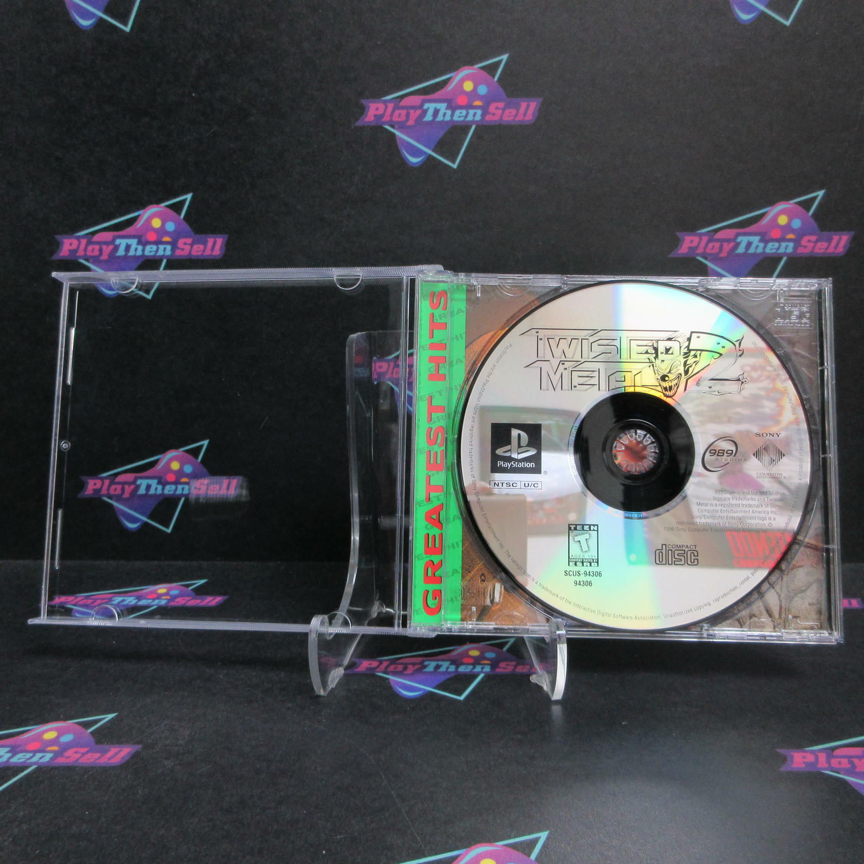 Twisted Metal 2 PS1 PlayStation 1 GH - Very Good