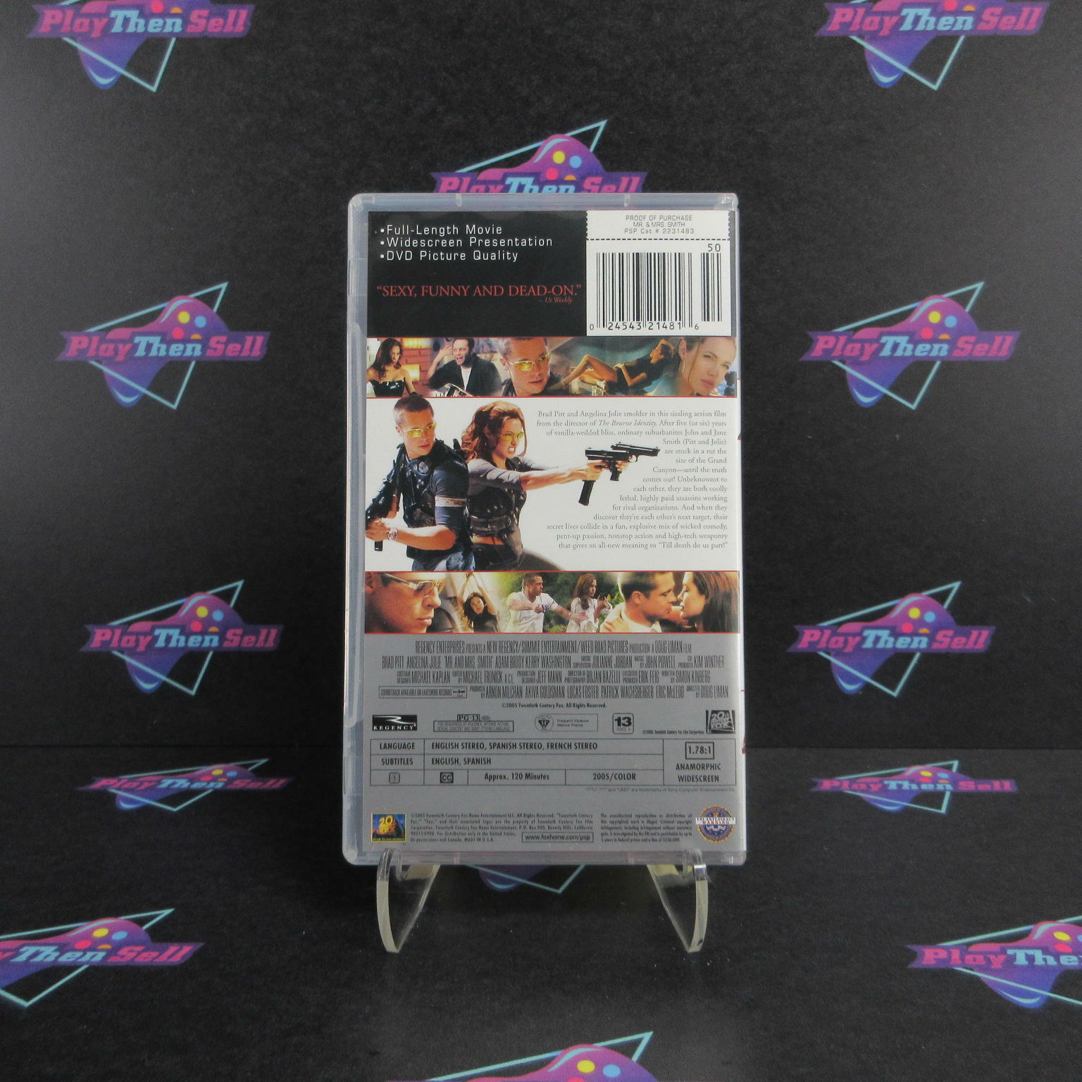 Mr and Mrs Smith Sony PSP UMD Movie - Like New