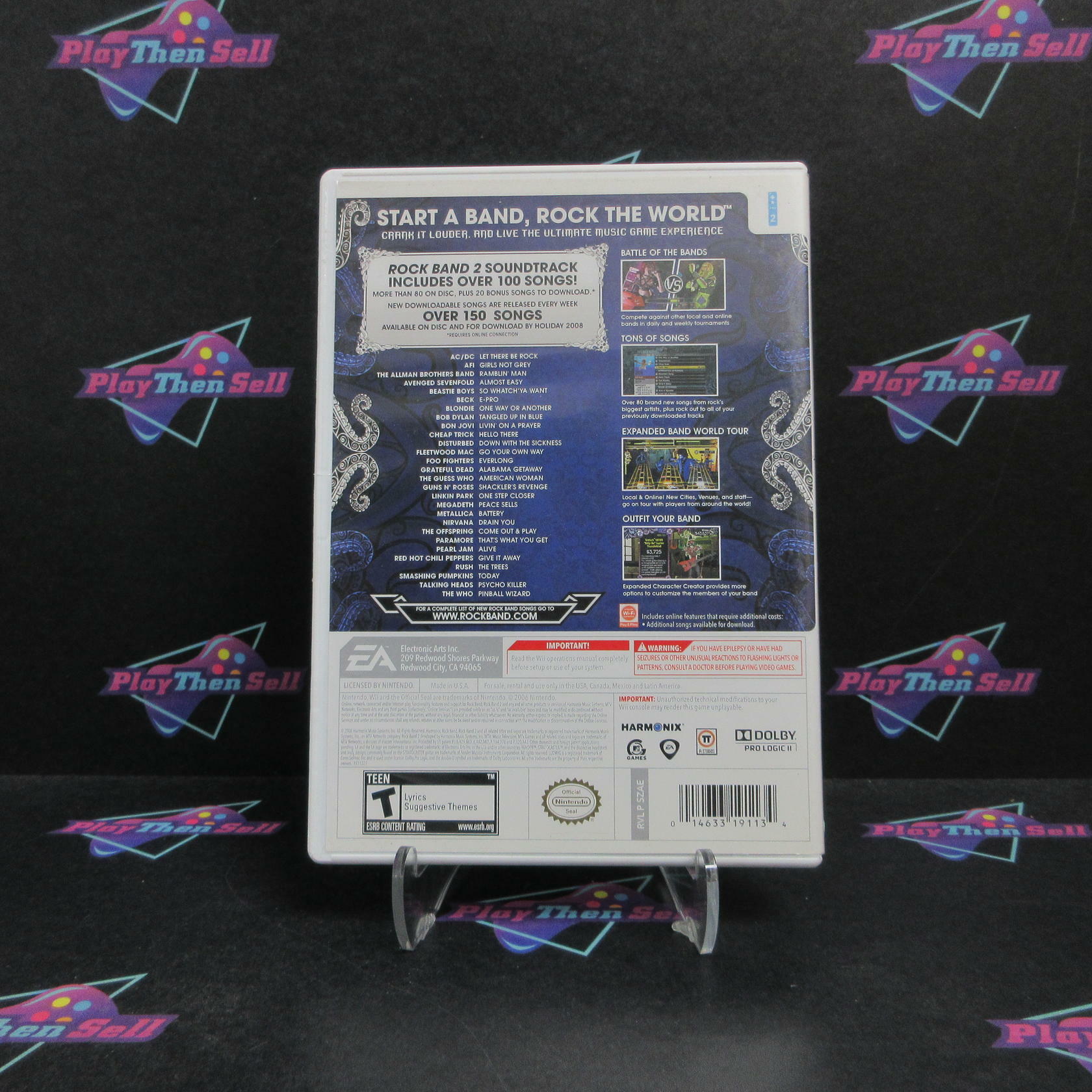 Rock Band 2 Nintendo Wii - Very Good