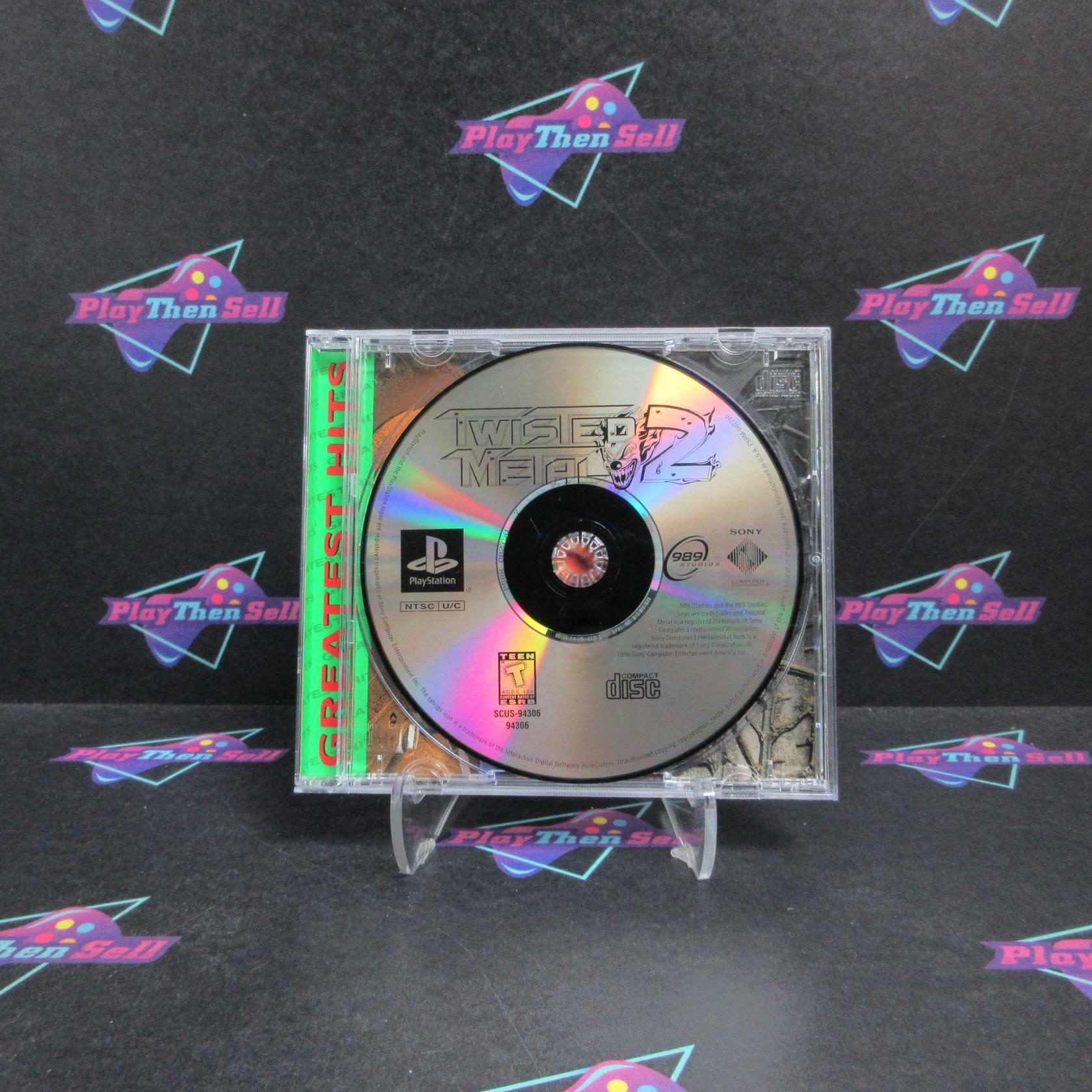 Twisted Metal 2 PS1 PlayStation 1 GH - Very Good