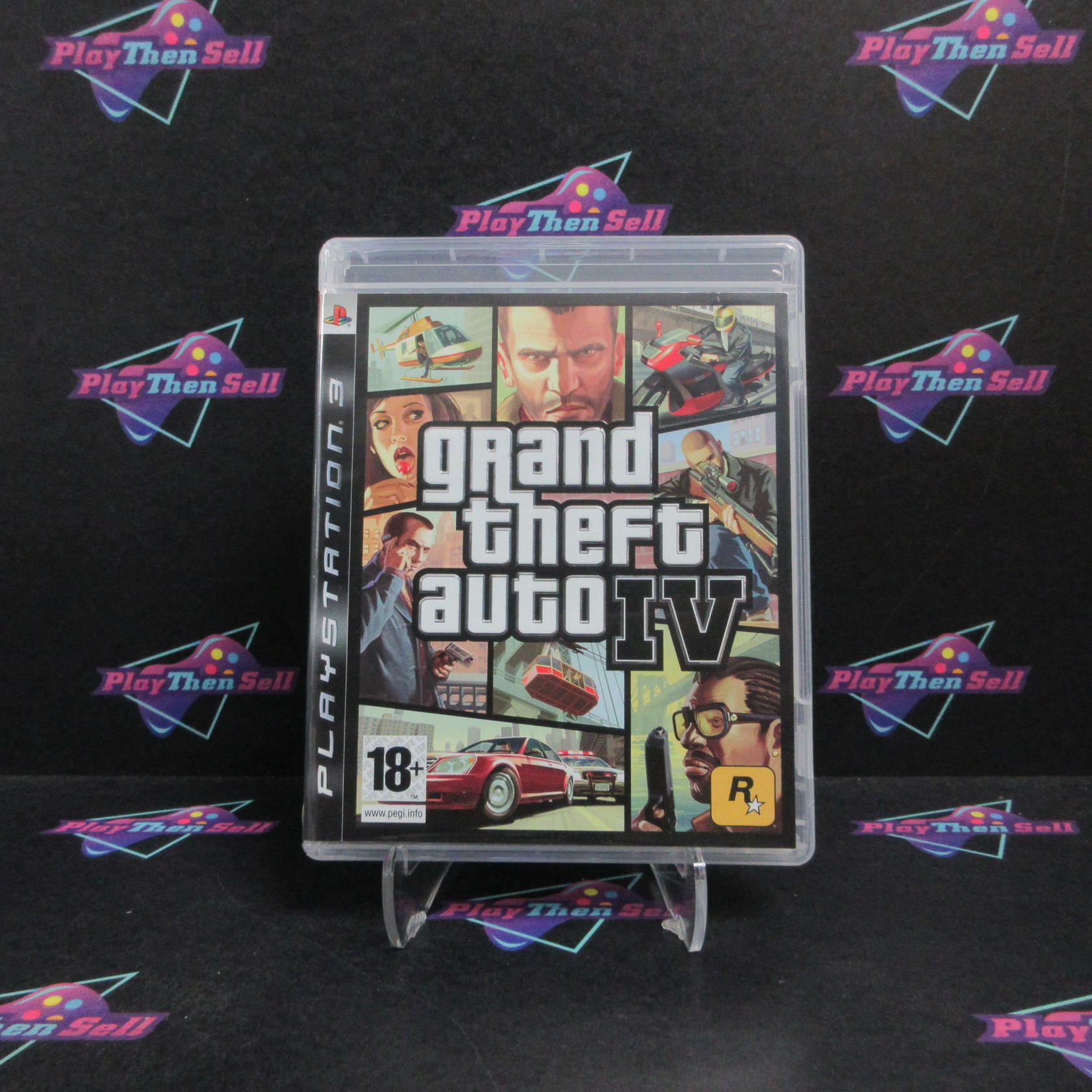 Grand Theft Auto IV PS3 PlayStation 3 PAL Middle East Version + Map - Like New