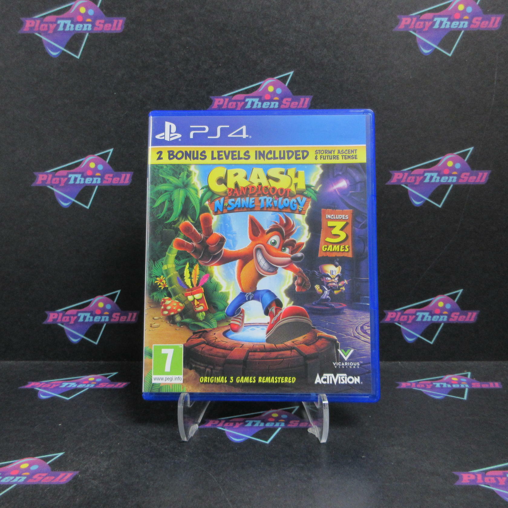 Crash Bandicoot N Sane Trilogy PS4 PlayStation 4 PAL - Like New