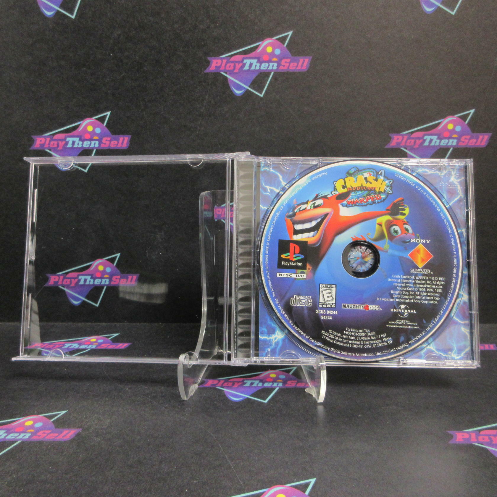 Crash Bandicoot 3 Warped PS1 PlayStation 1 - Very Good