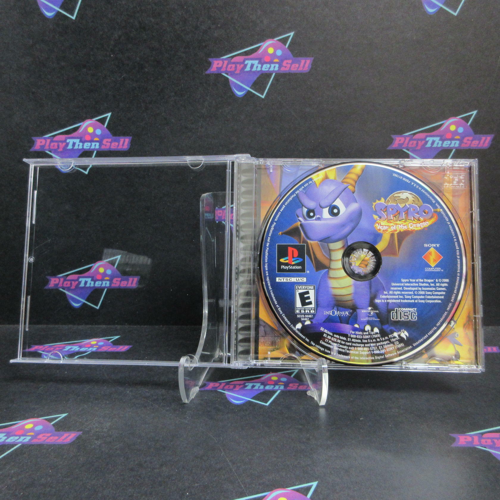 Spyro Year of the Dragon PS1 PlayStation 1 - Very Good