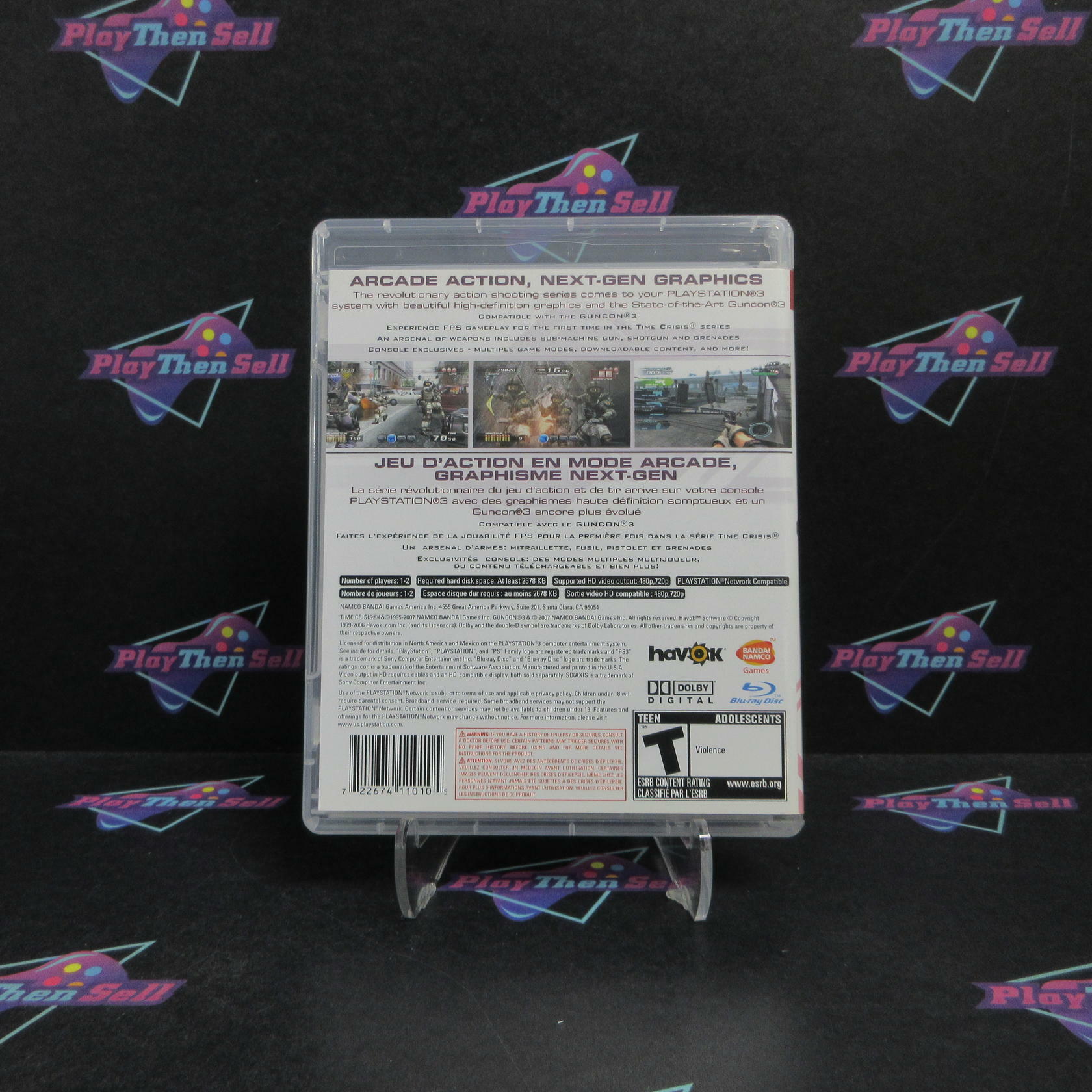 Time Crisis 4 PS3 PlayStation 3 Complete - Excellent