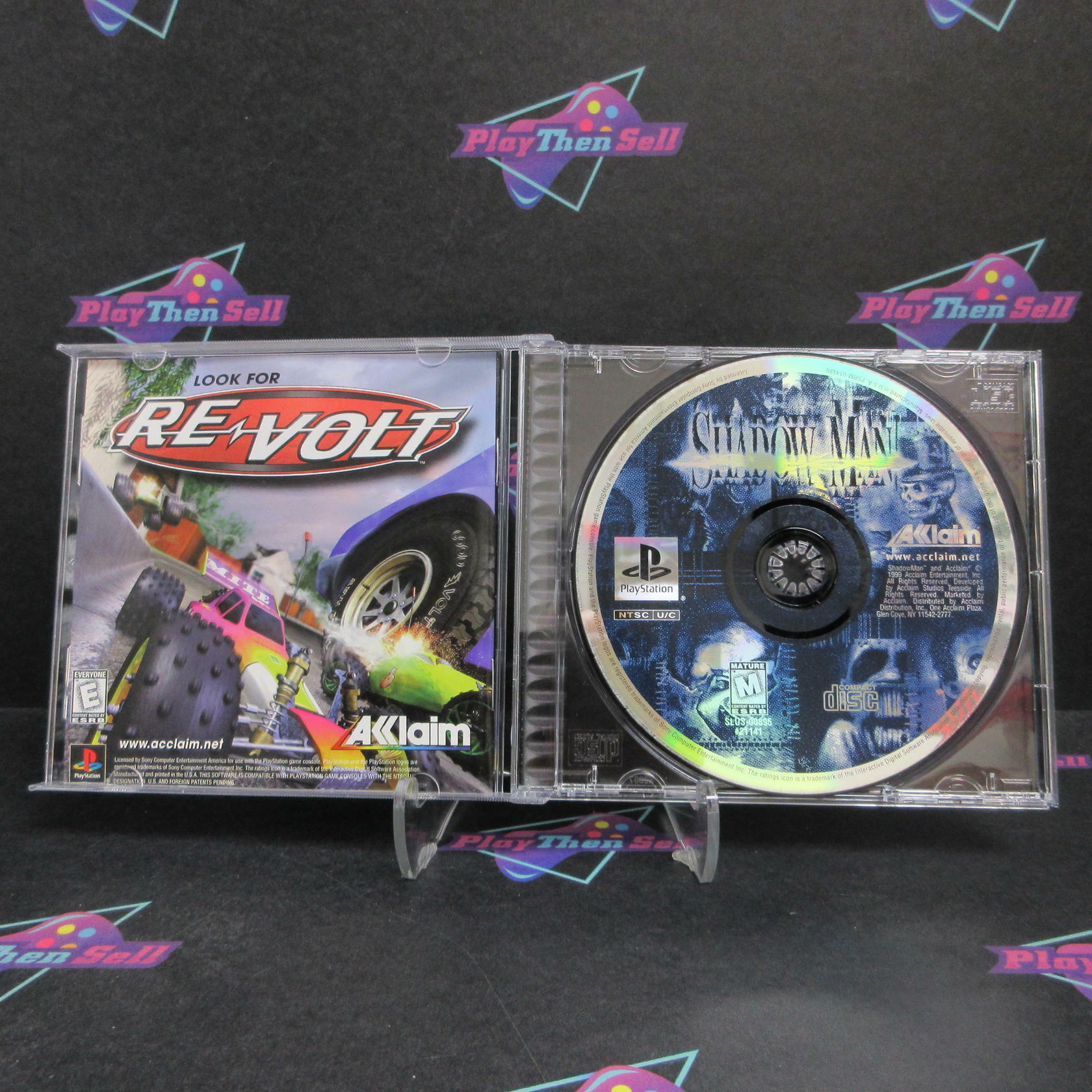 Shadow Man PS1 PlayStation 1 + Reg Card Complete - Refurbished