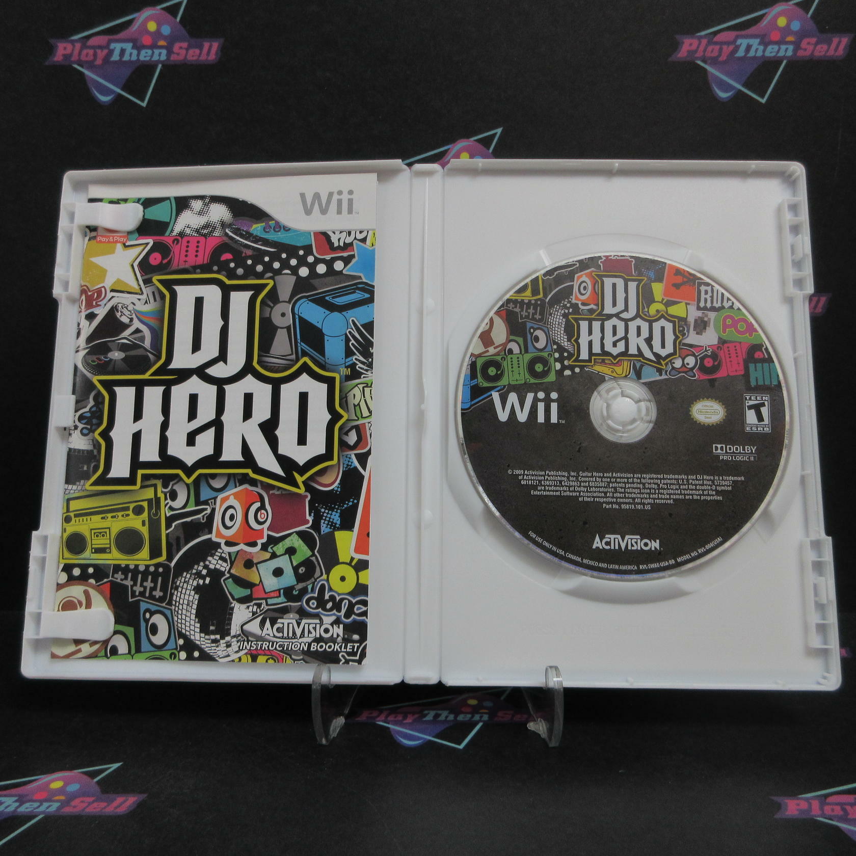 DJ Hero Software Only Nintendo Wii Complete - Refurbished