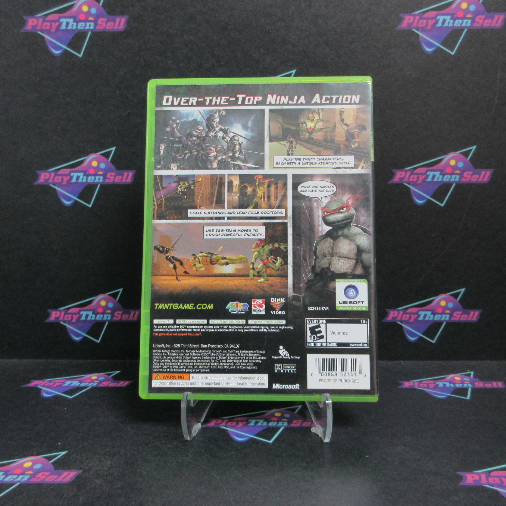 TMNT Xbox 360 - Very Good