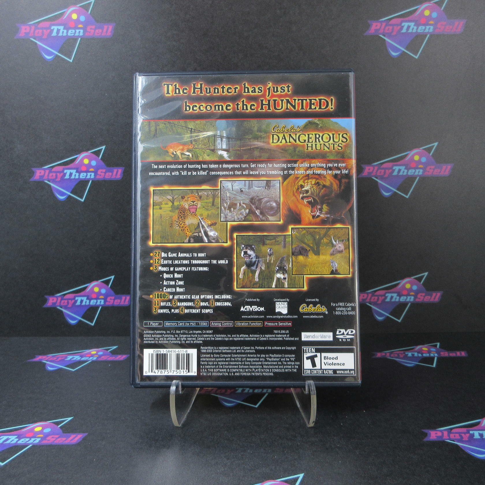 Cabela's Dangerous Hunts PS2 PlayStation 2 GH - Very Good