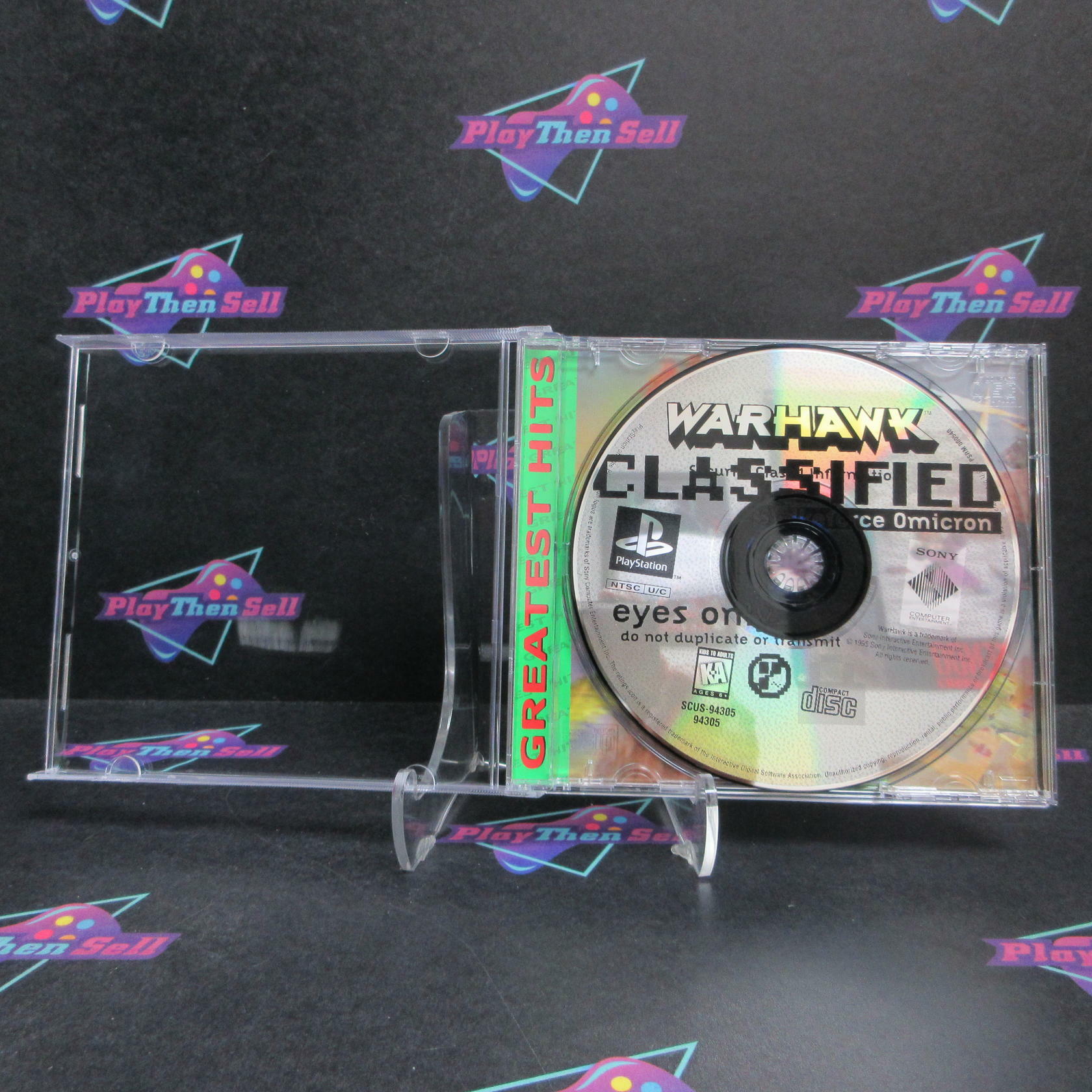 Warhawk PS1 PlayStation 1 GH - Very Good