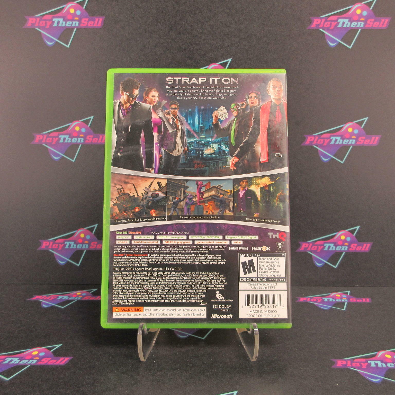 Saints Row The Third Xbox 360 Complete - Very Good