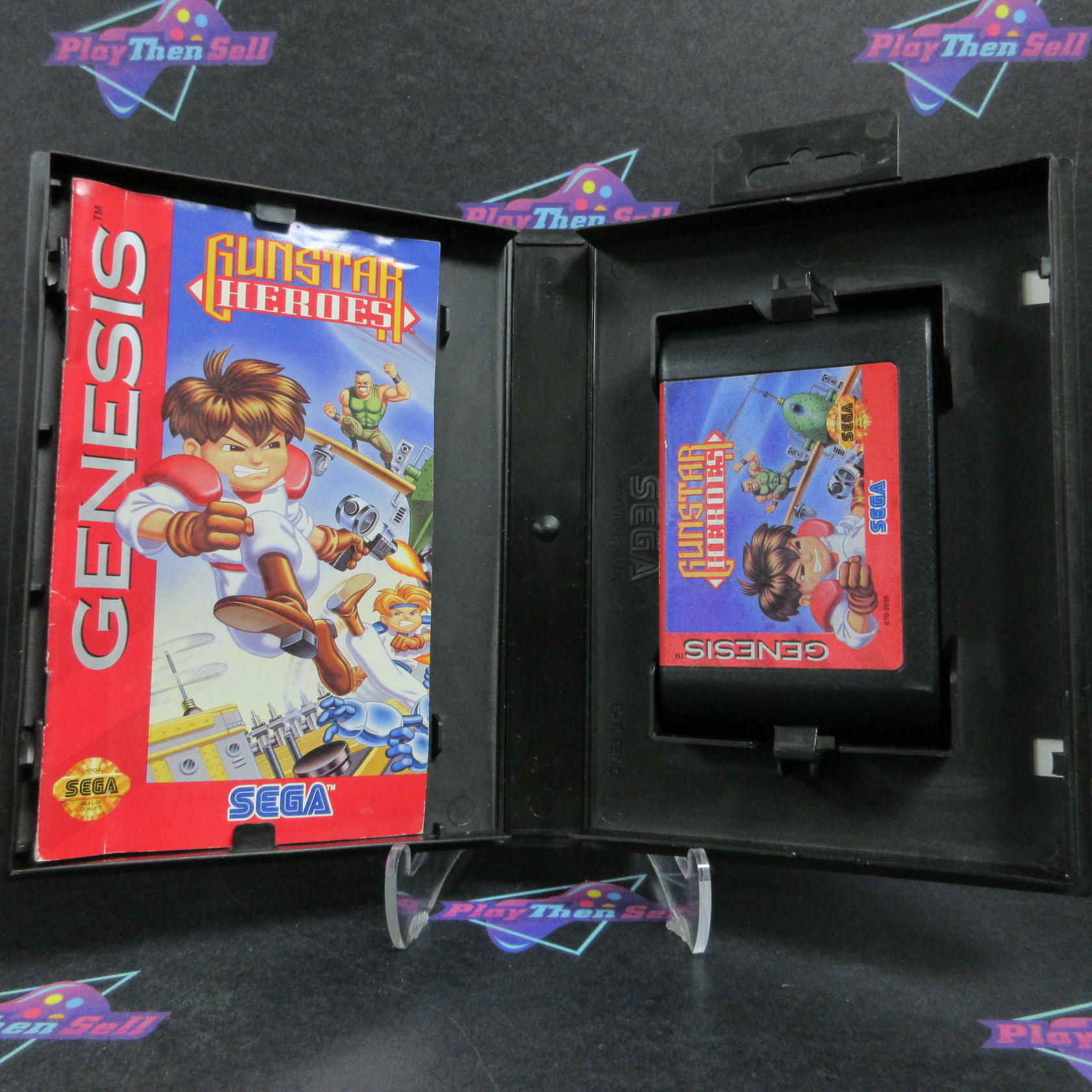 Gunstar Heroes Sega Genesis Complete - Refurbished