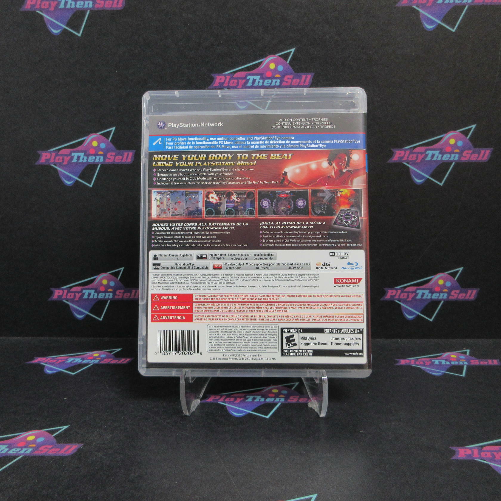 Dance Dance Revolution PS3 PlayStation 3 Complete - Excellent