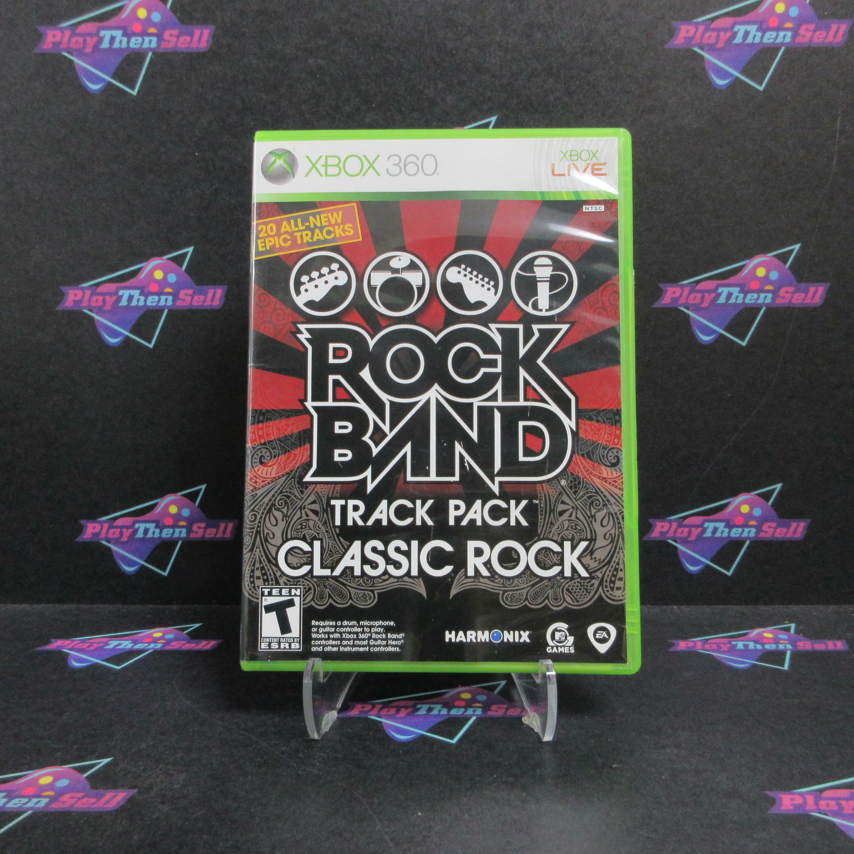 Rock Band Track Pack Classic Rock Xbox 360 Complete - Very Good