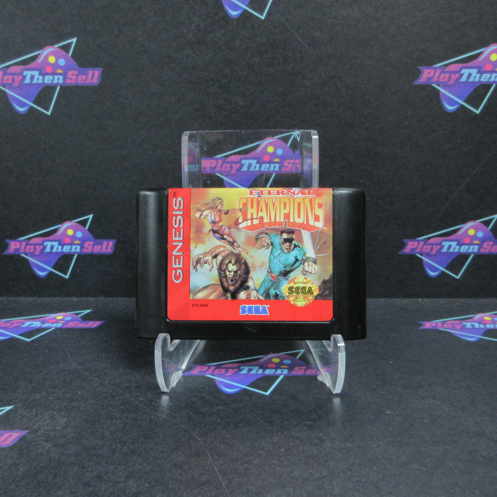 Eternal Champions Sega Genesis Complete - Refurbished