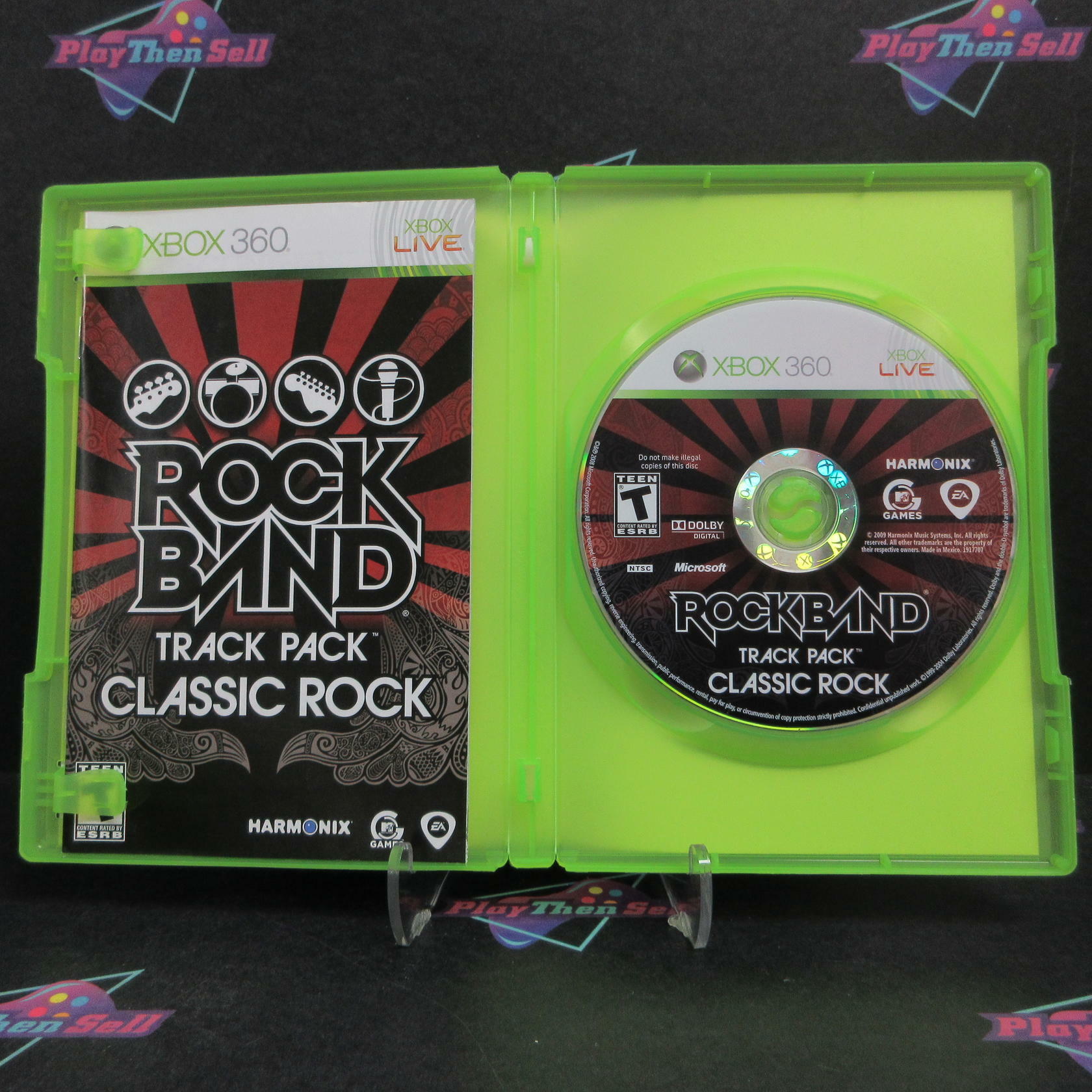 Rock Band Track Pack Classic Rock Xbox 360 Complete - Very Good