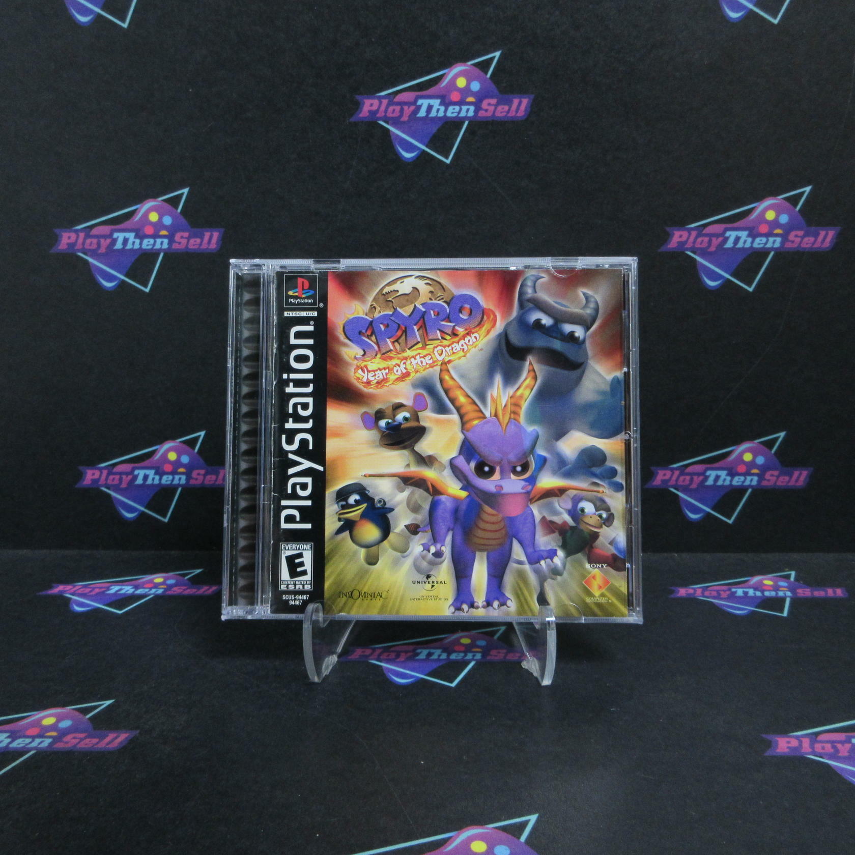 Spyro Year of the Dragon PS1 PlayStation 1 Complete - Very Good