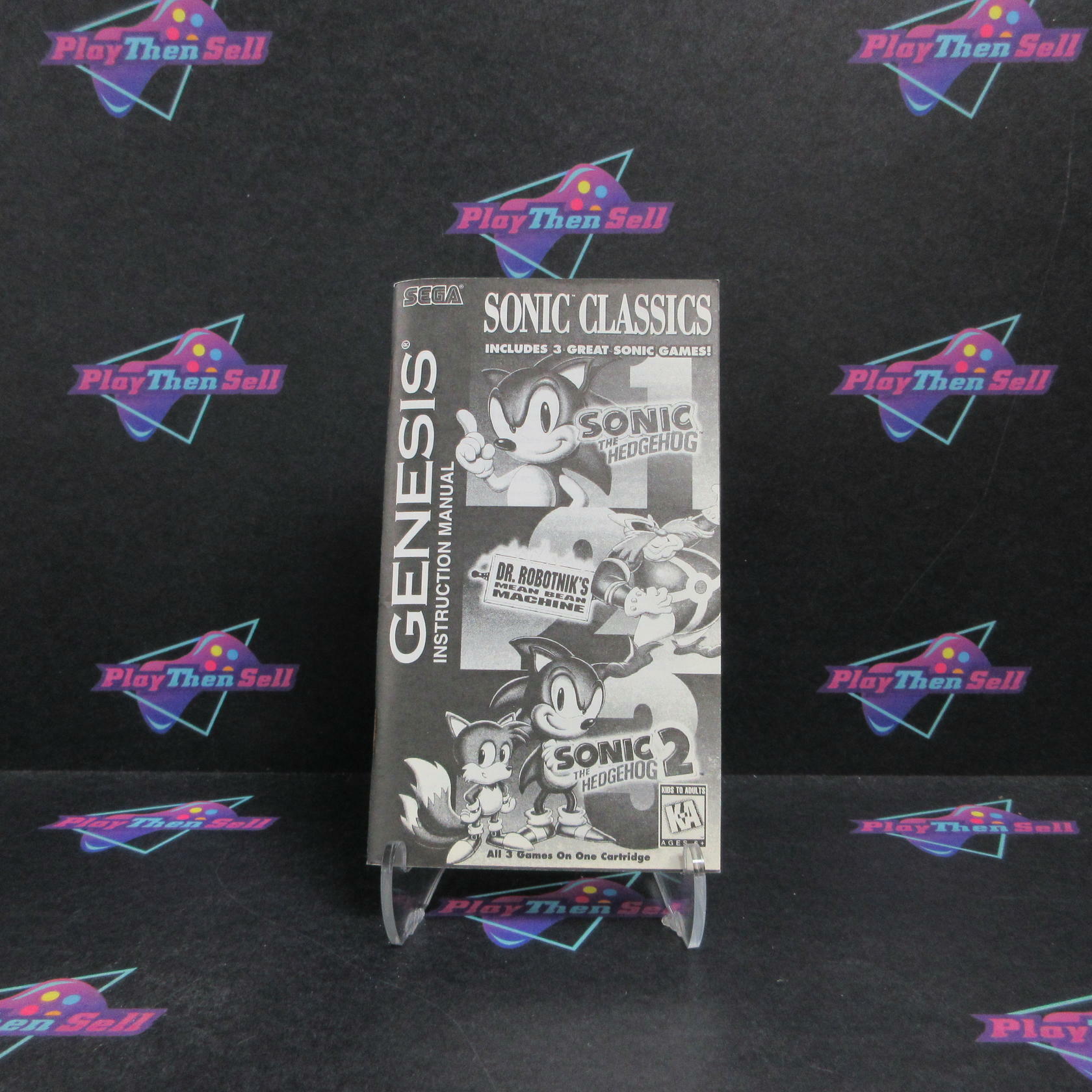 Sonic Classics Boxed Sega Genesis Complete - Refurbished