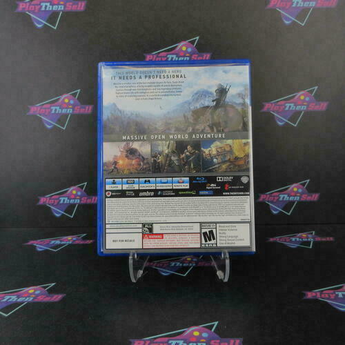The Witcher 3 Wild Hunt PlayStation 4 PS4 + Stickers/Map Complete - Refurbished
