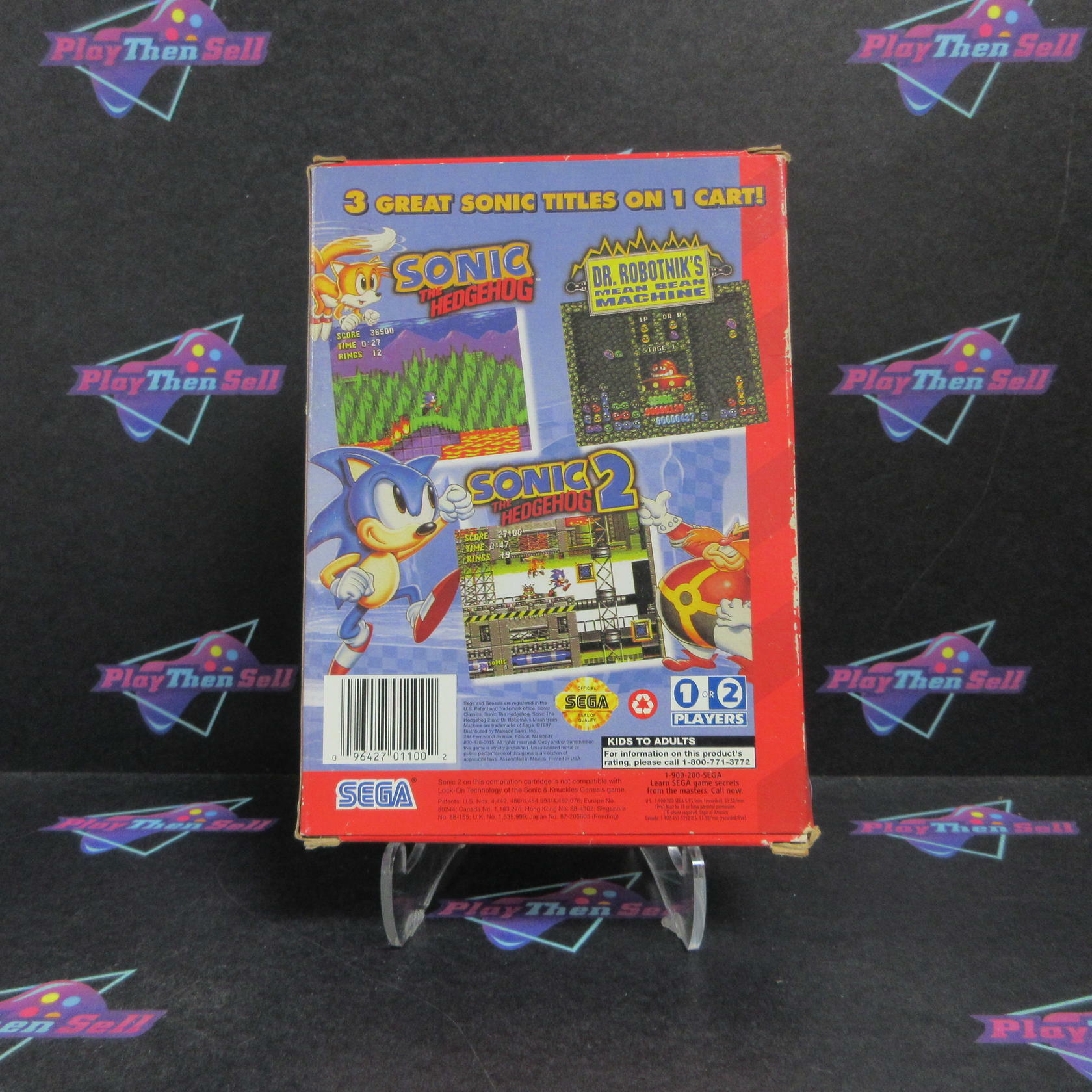 Sonic Classics Boxed Sega Genesis Complete - Refurbished