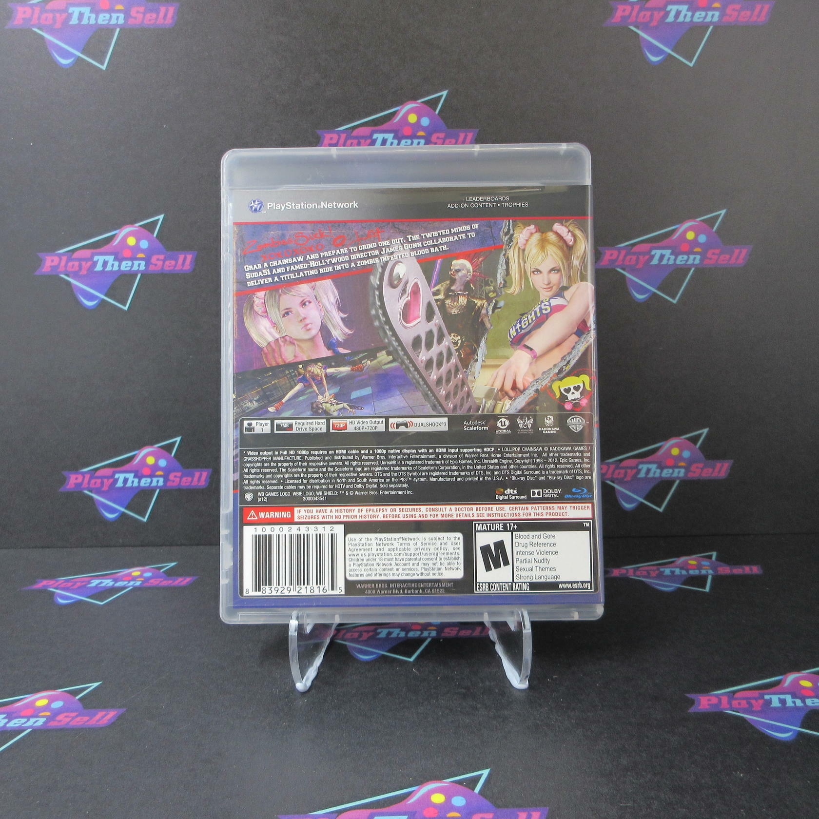 Lollipop Chainsaw PS3 PlayStation 3 Complete - Excellent