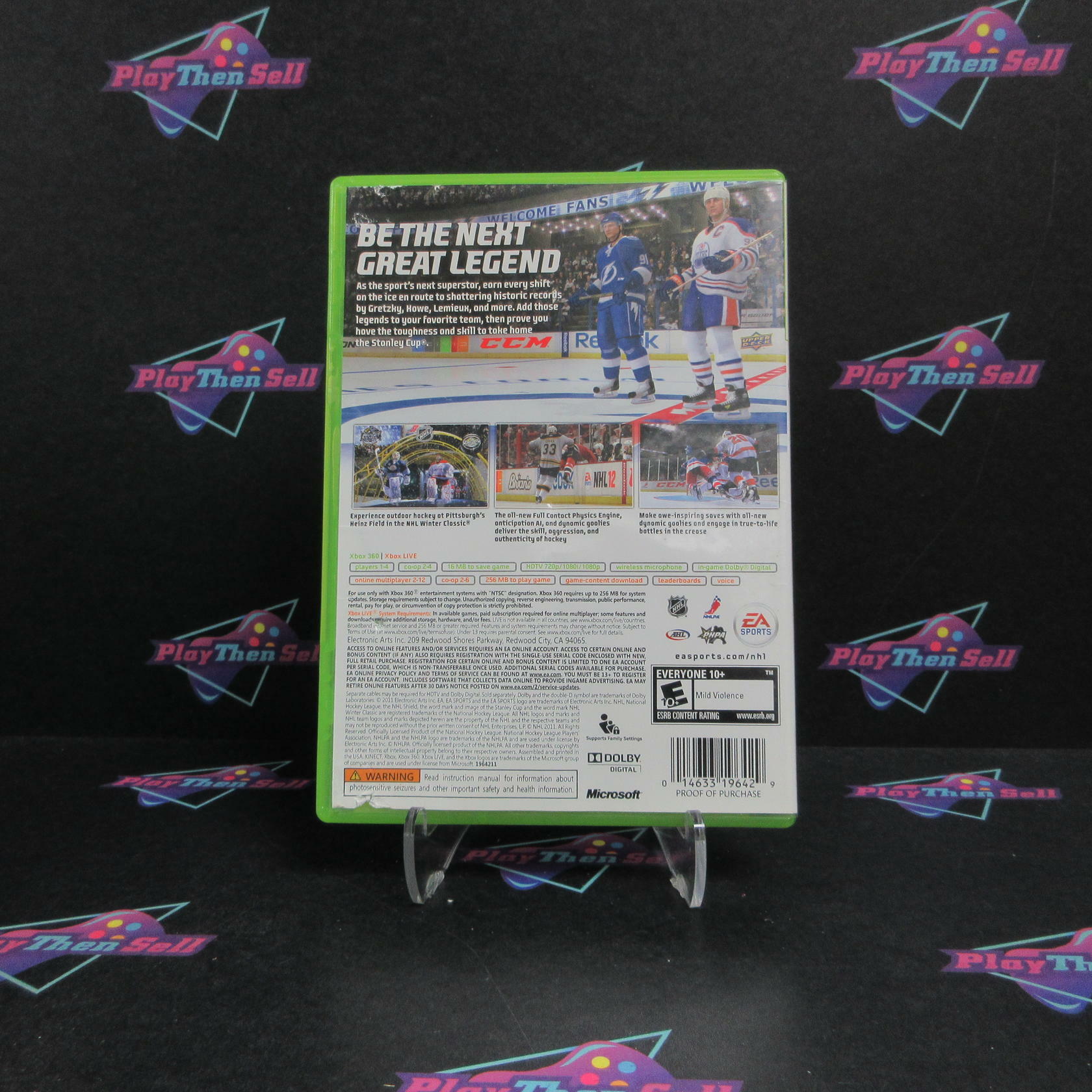 NHL 12 Xbox 360 Complete - Very Good