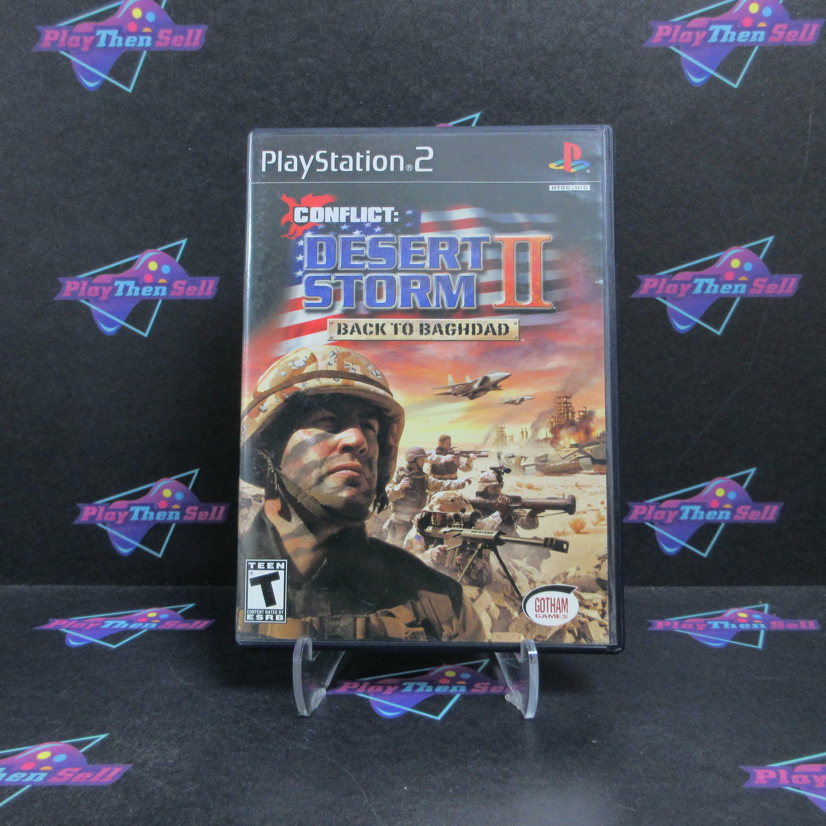 Conflict Desert Storm II Back to Baghdad PS2 + Reg Card Complete - Very Good
