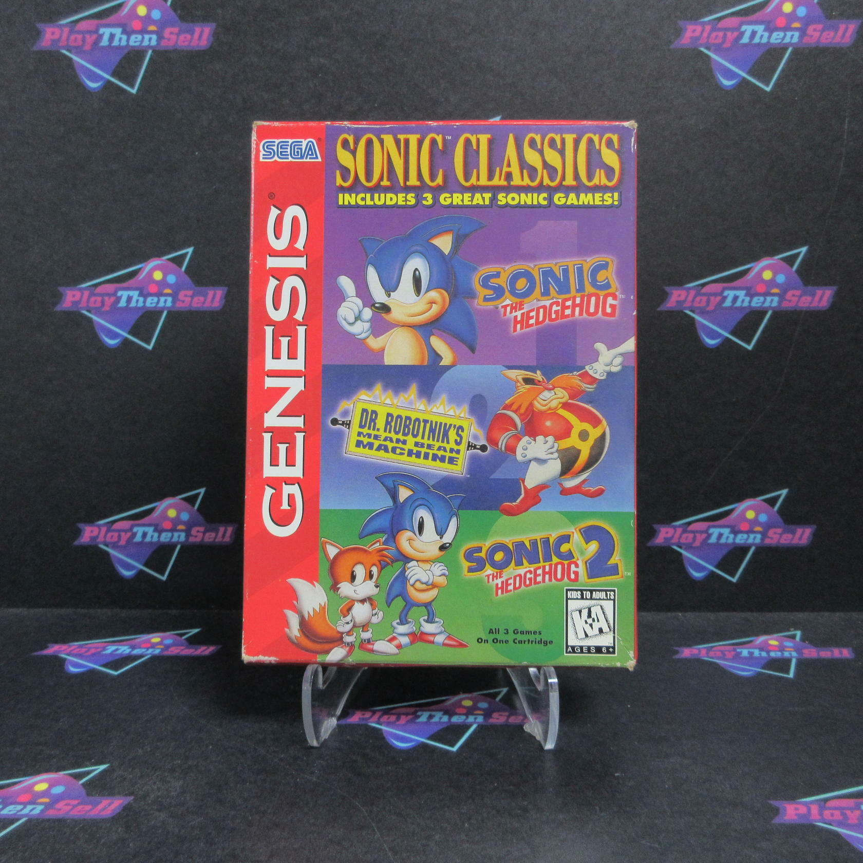 Sonic Classics Boxed Sega Genesis Complete - Refurbished