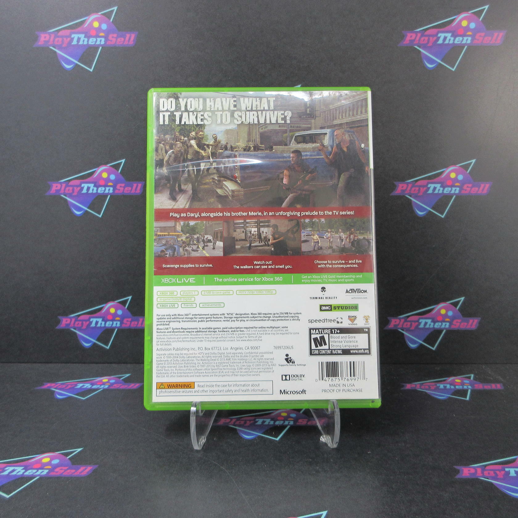The Walking Dead Survival Instinct Xbox 360 Complete - Very Good