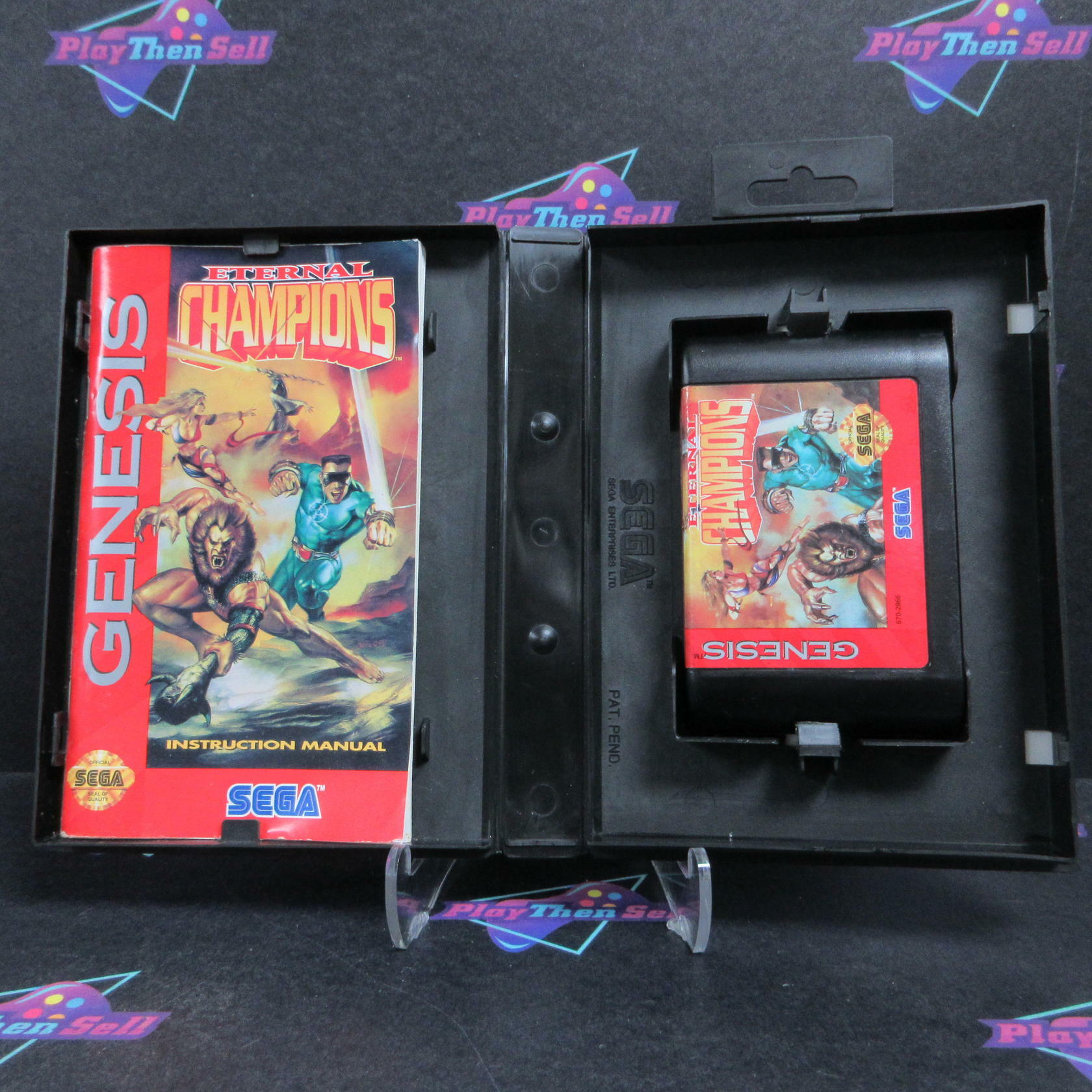 Eternal Champions Sega Genesis Complete - Refurbished