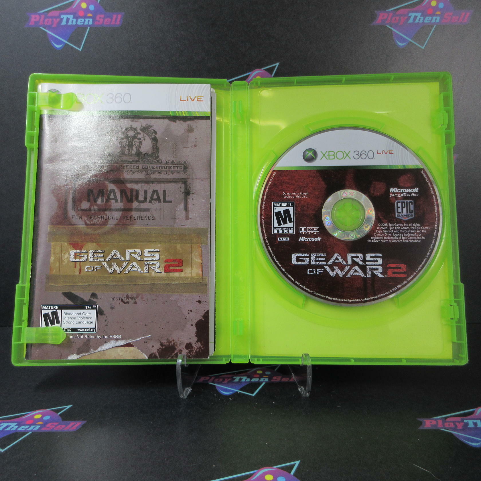Gears of War 2 Xbox 360 Complete - Very Good