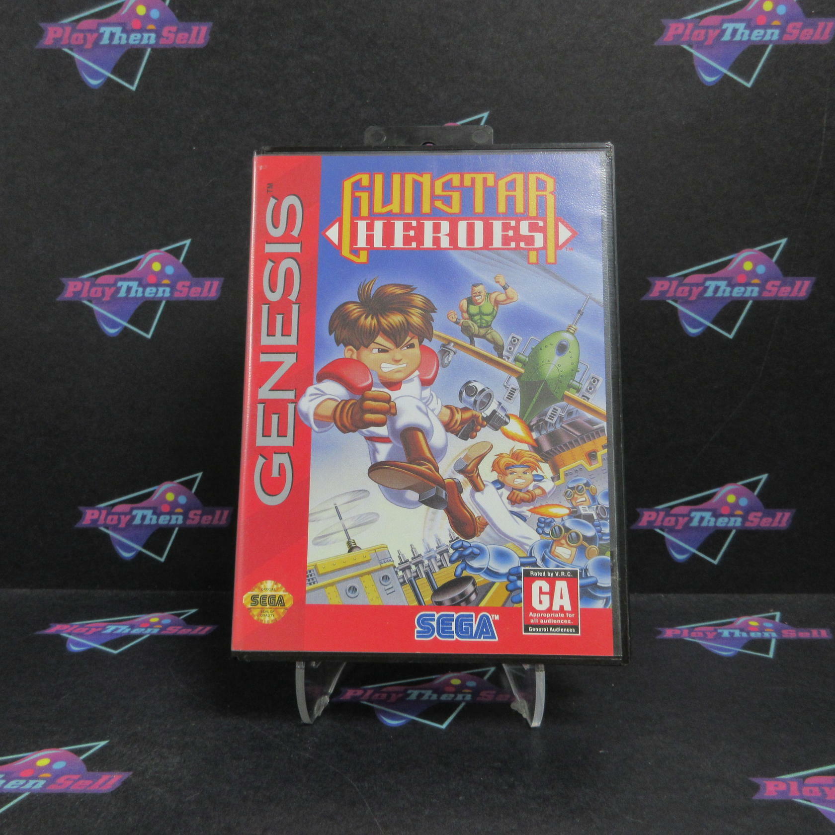 Gunstar Heroes Sega Genesis Complete - Refurbished