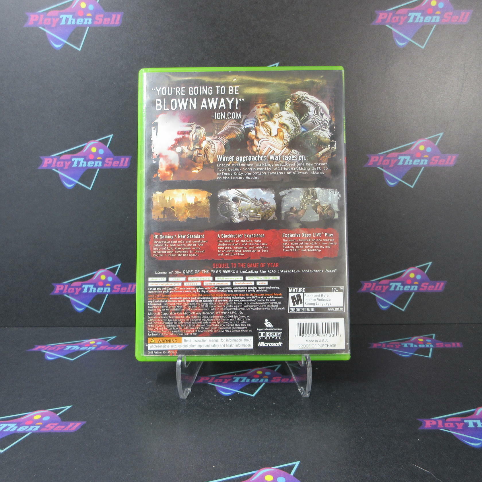 Gears of War 2 Xbox 360 Complete - Very Good