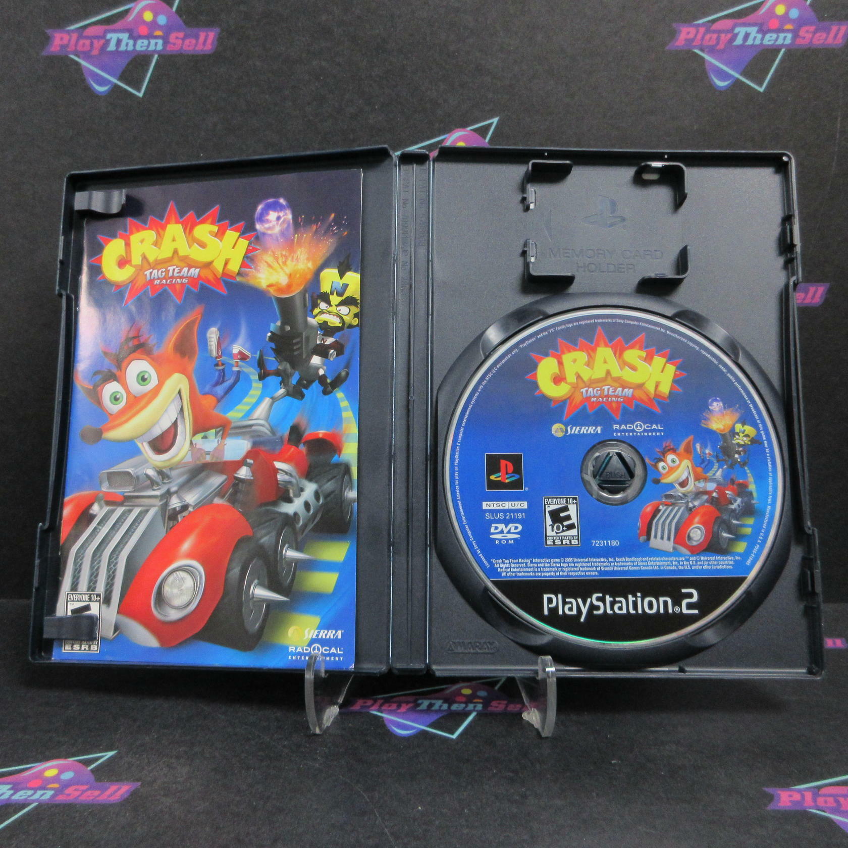 Crash Tag Team Racing PS2 PlayStation 2 Complete - Very Good