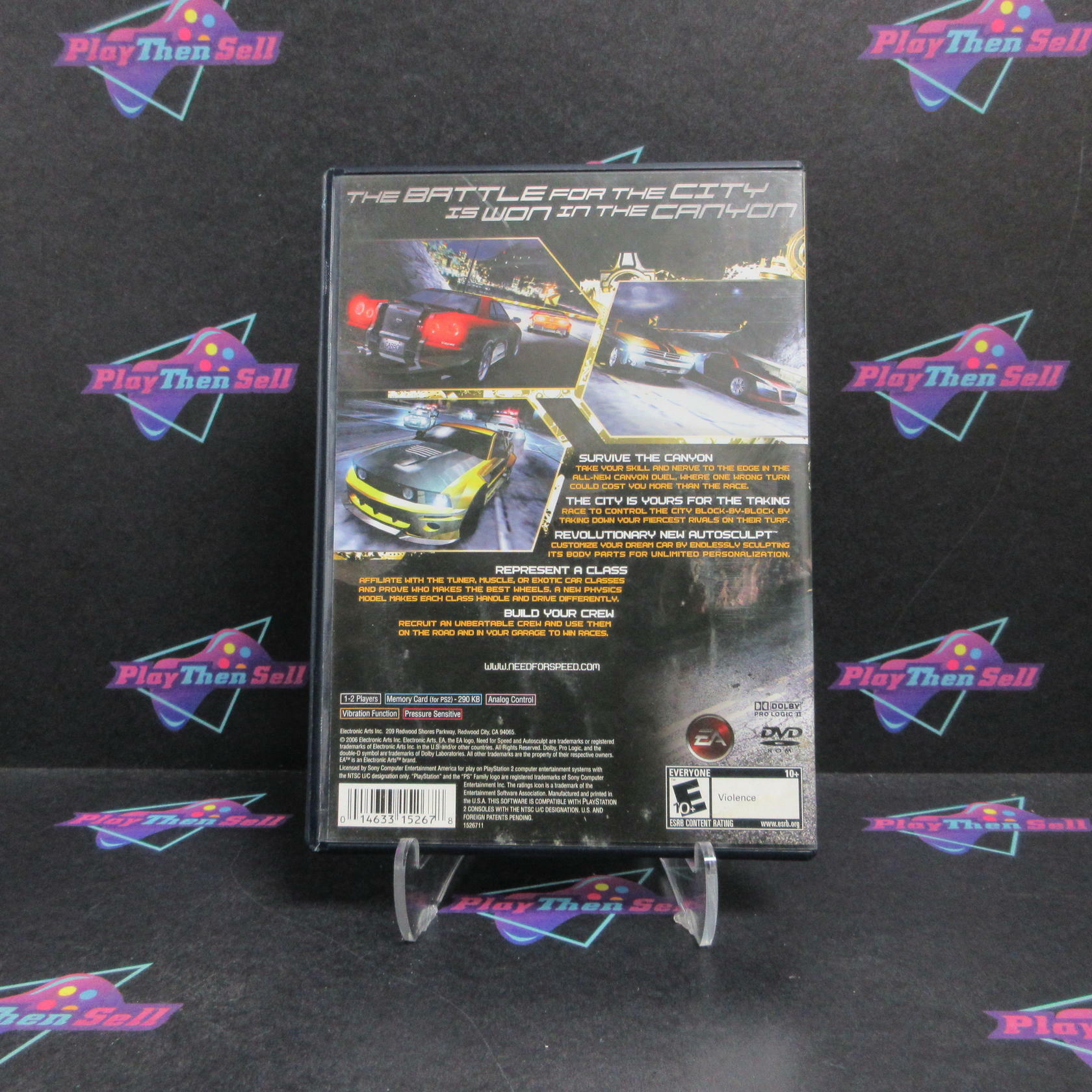 Need for Speed Carbon PS2 PlayStation 2 Complete - Very Good