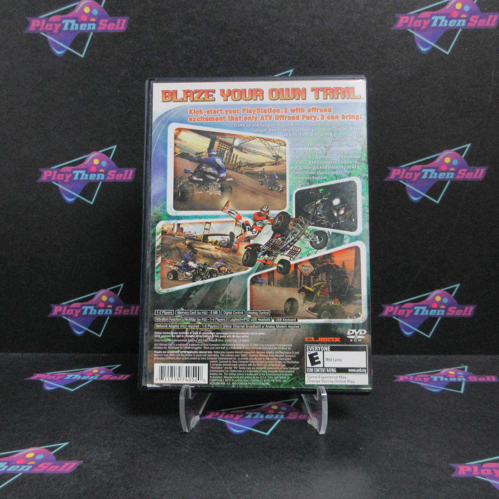 ATV Offroad Fury 3 PS2 PlayStation 2 Complete - Very Good