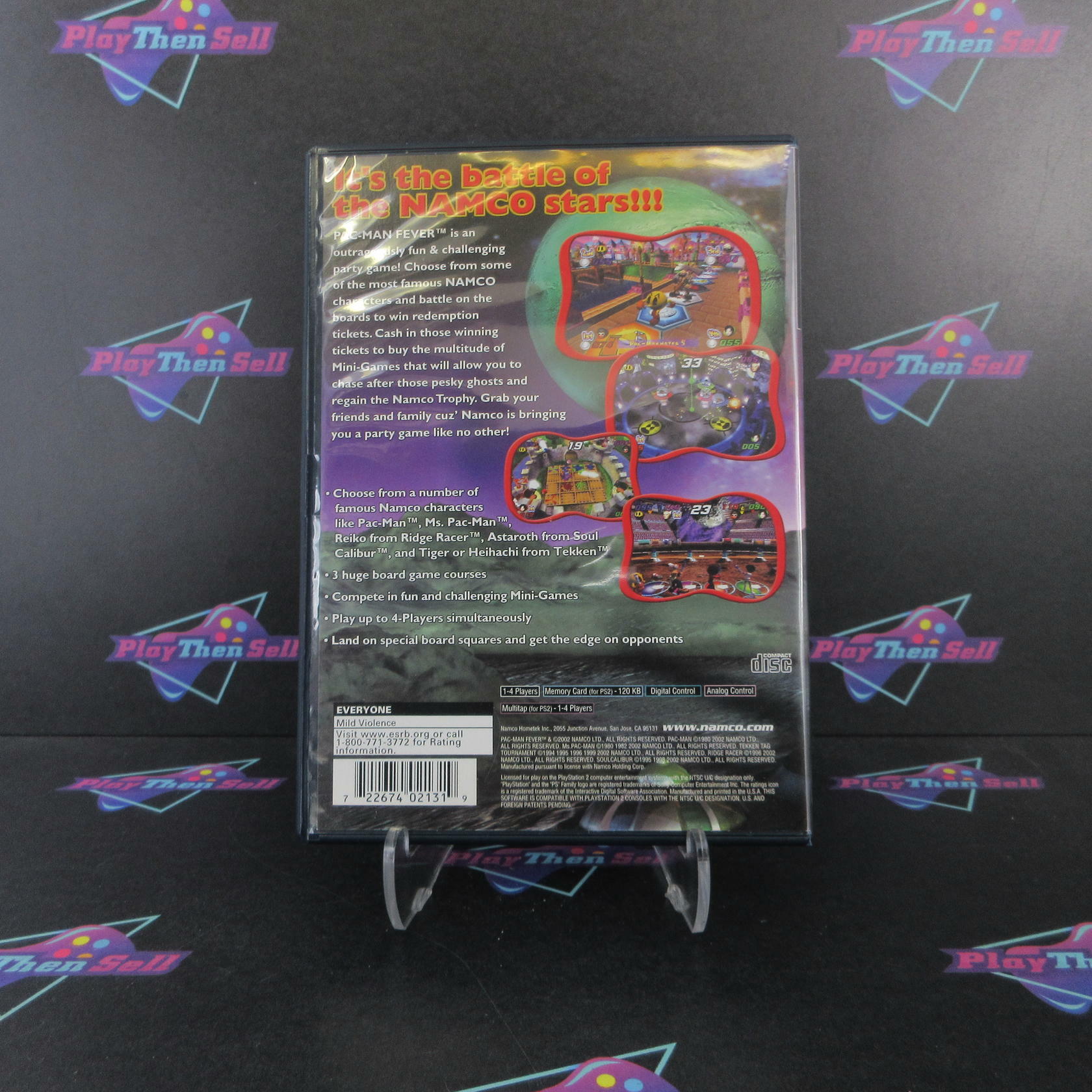 Pac Man Fever PS2 PlayStation 2 + Reg Card Complete - Excellent