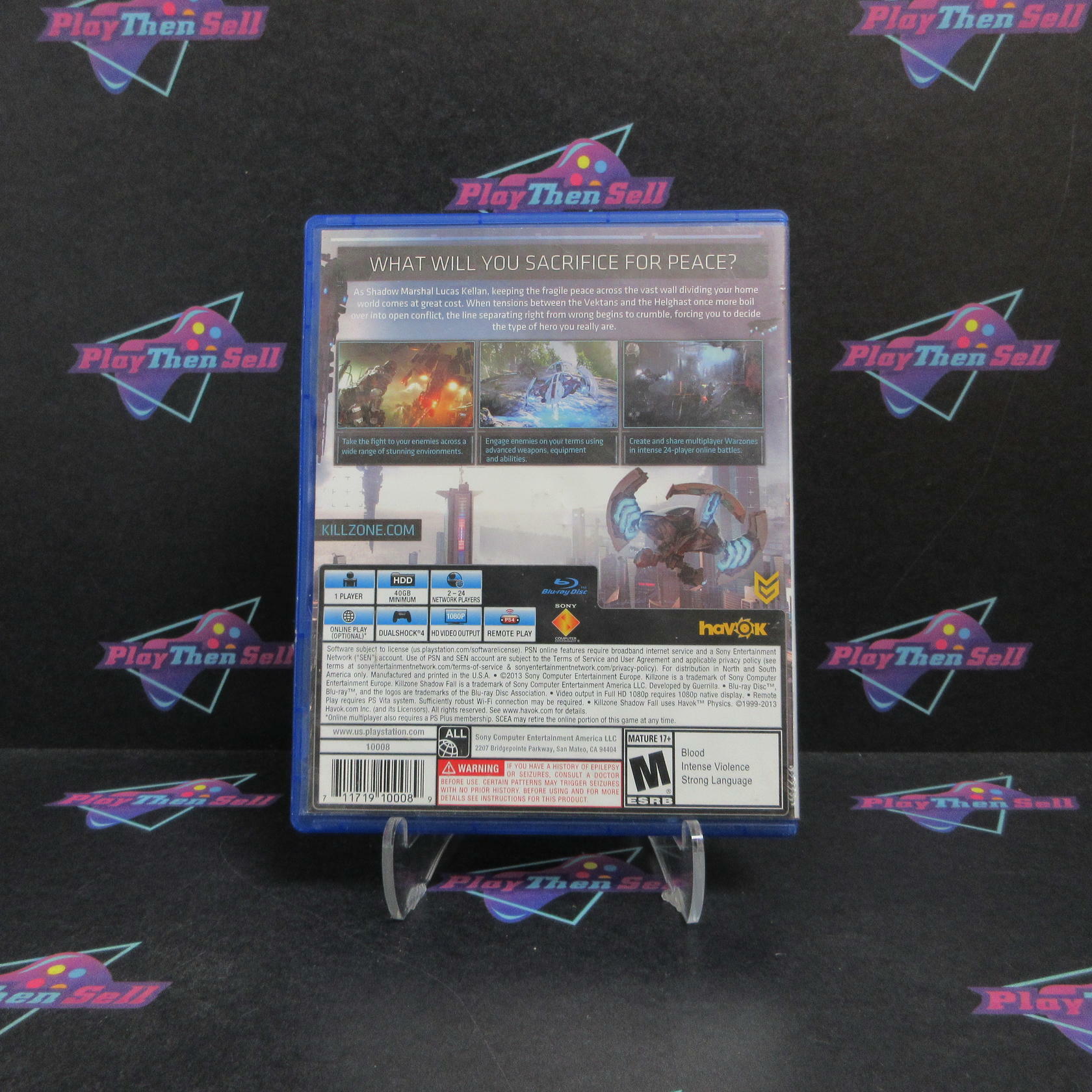 Killzone Shadow Fall PS4 PlayStation 4 Complete - Very Good