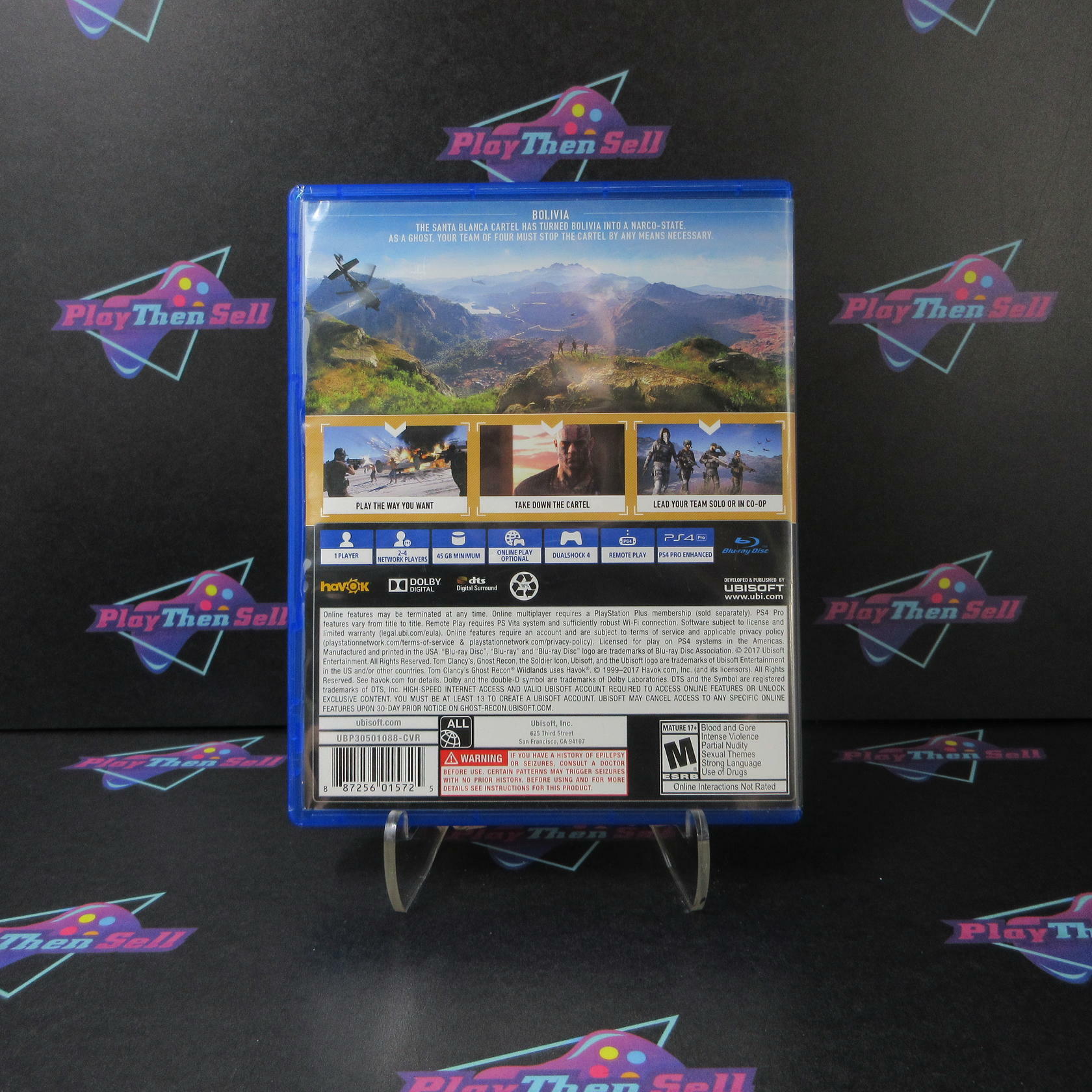 Tom Clancy’s Ghost Recon Wildlands PS4 PlayStation 4 Complete - Very Good