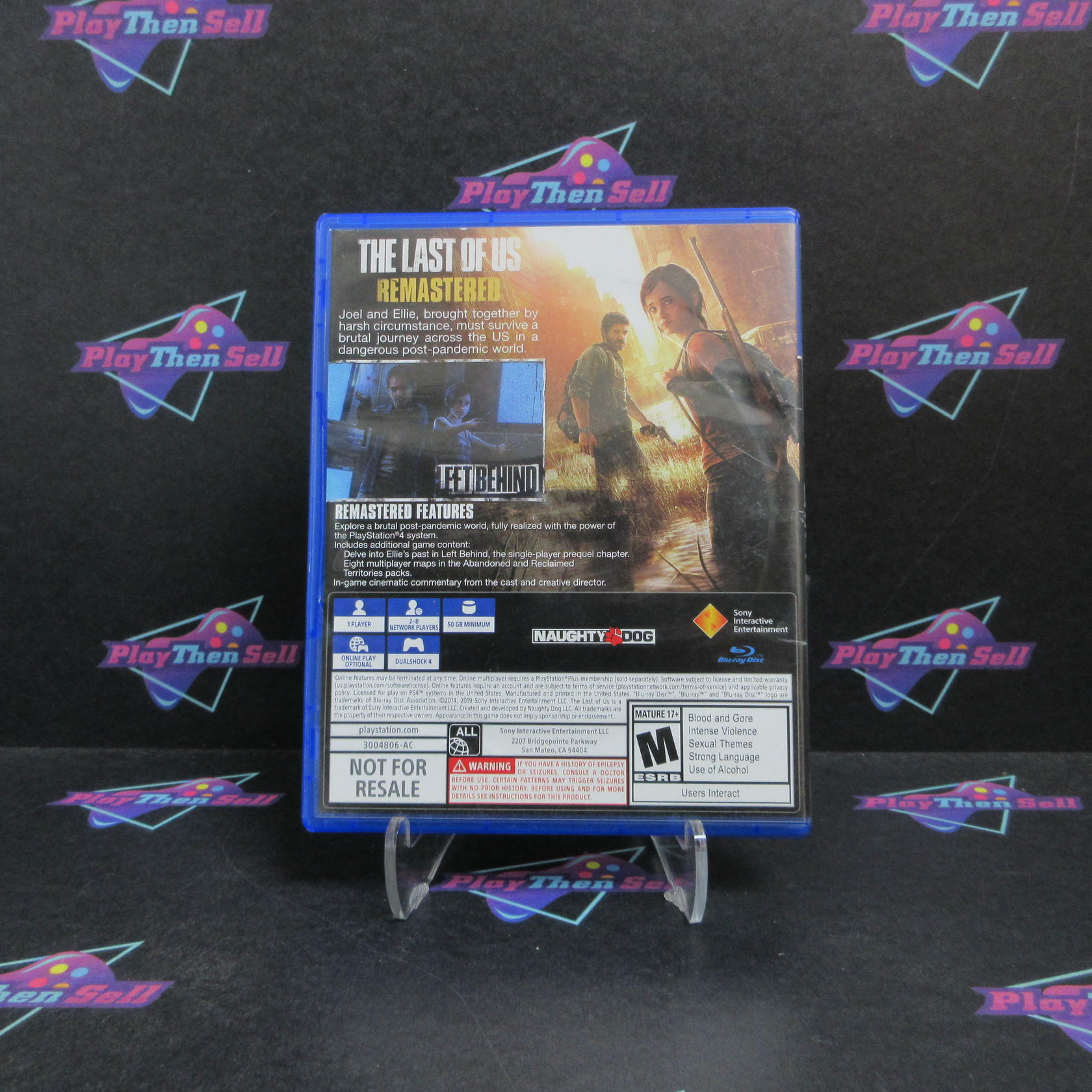 The Last of Us Remastered PlayStation 4 Complete - Very Good