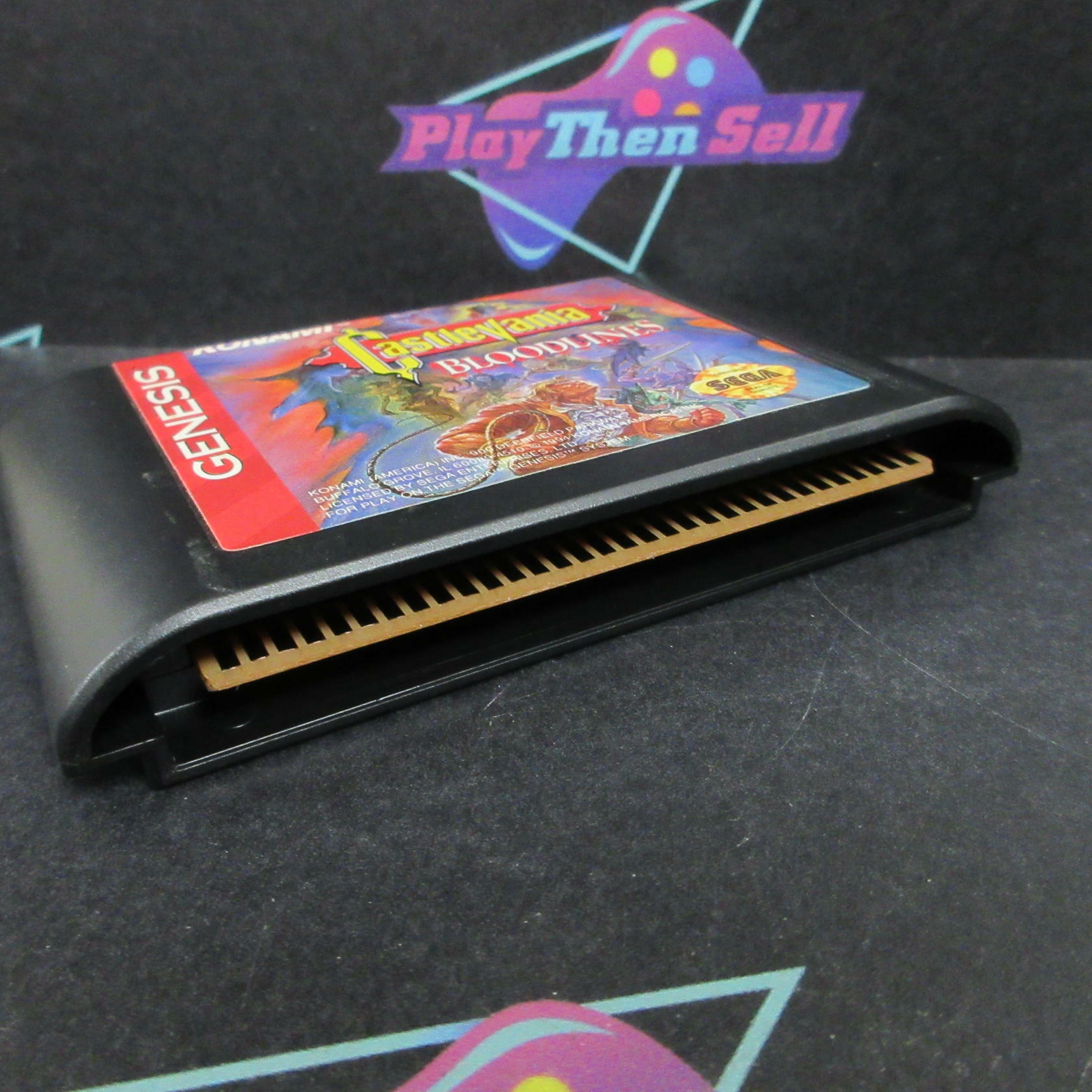 Castlevania Bloodlines Sega Genesis Complete - Very Good