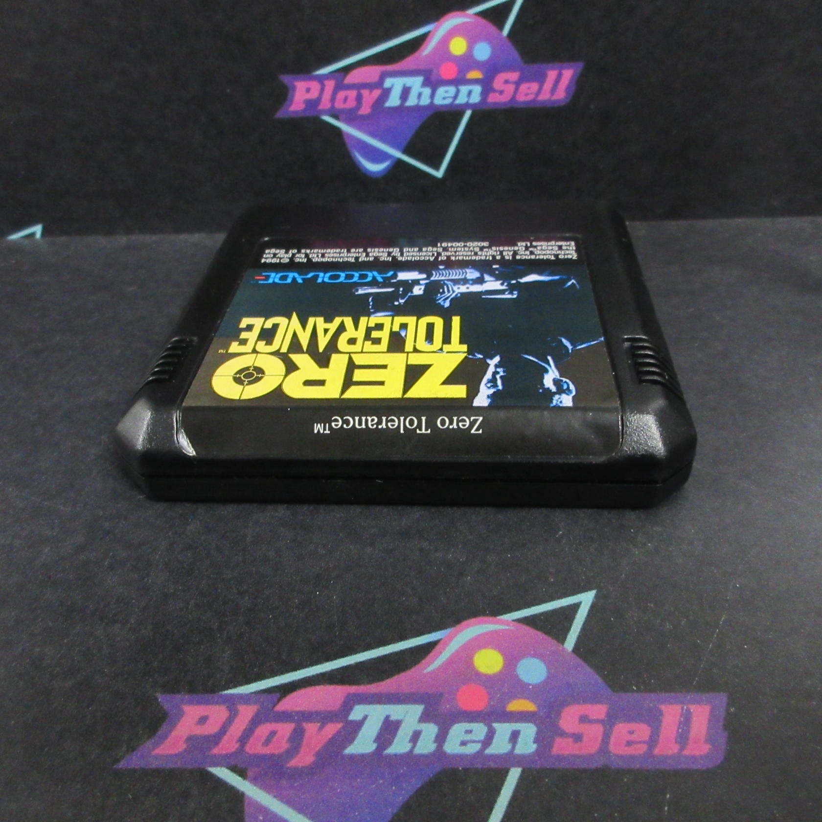 Zero Tolerance Sega Genesis + Reg Card Complete - Very Good