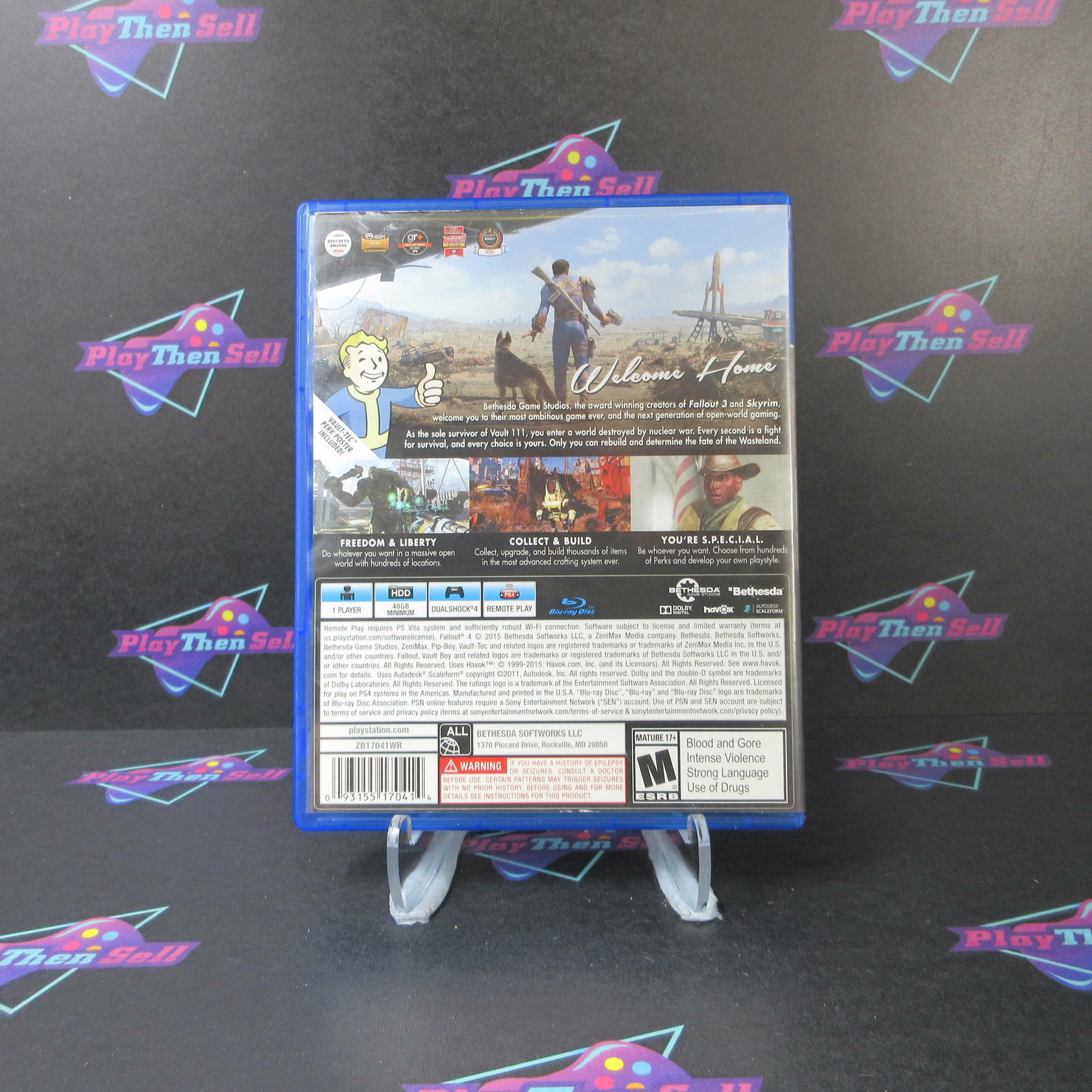 Fallout 4 PS4 PlayStation 4 Complete - Very Good