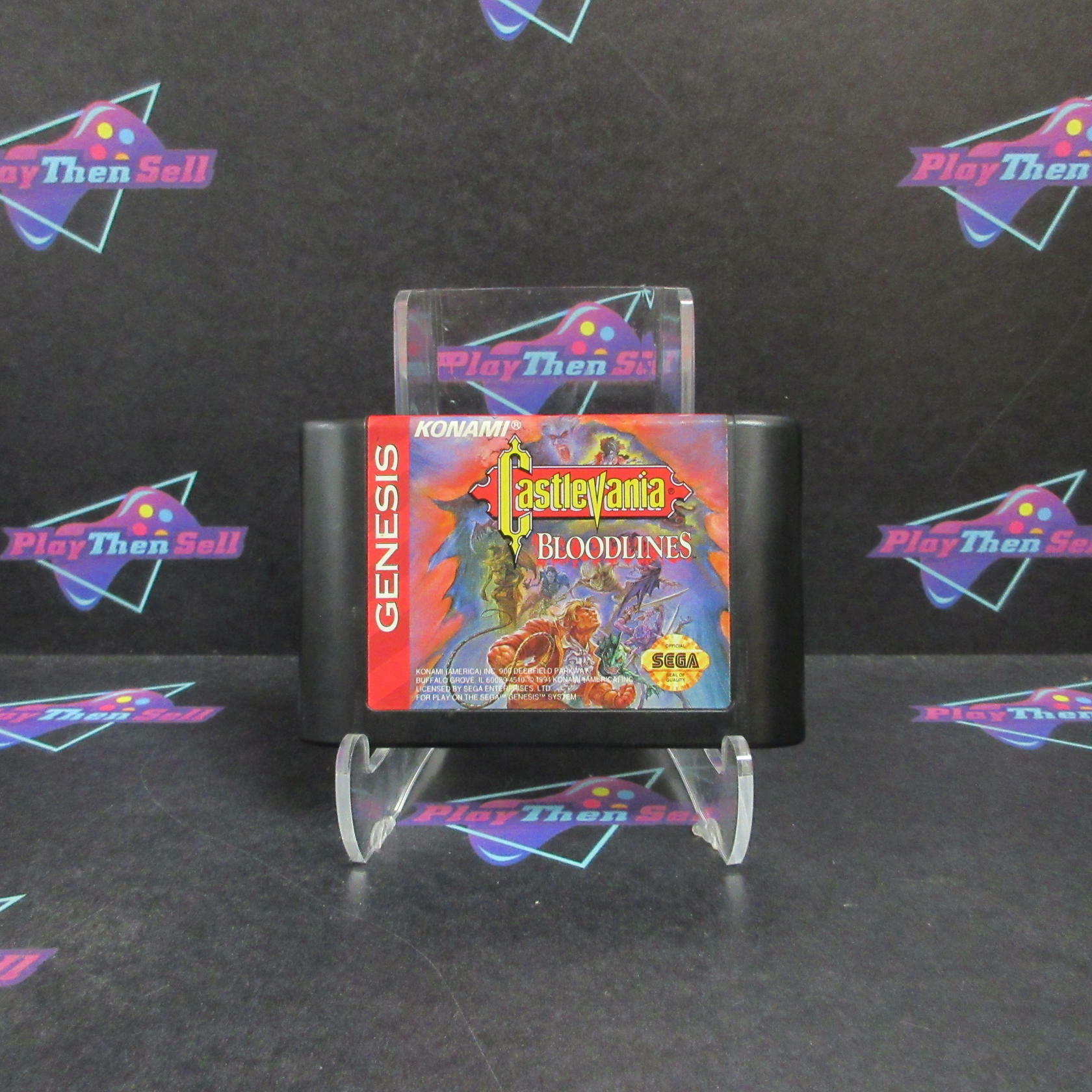 Castlevania Bloodlines Sega Genesis Complete - Very Good