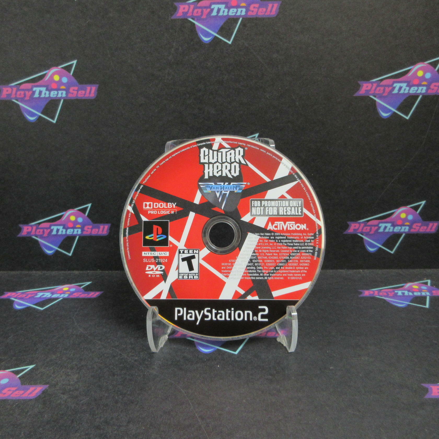 Guitar Hero Van Halen PS2 PlayStation 2 In Sleeve Complete - Excellent