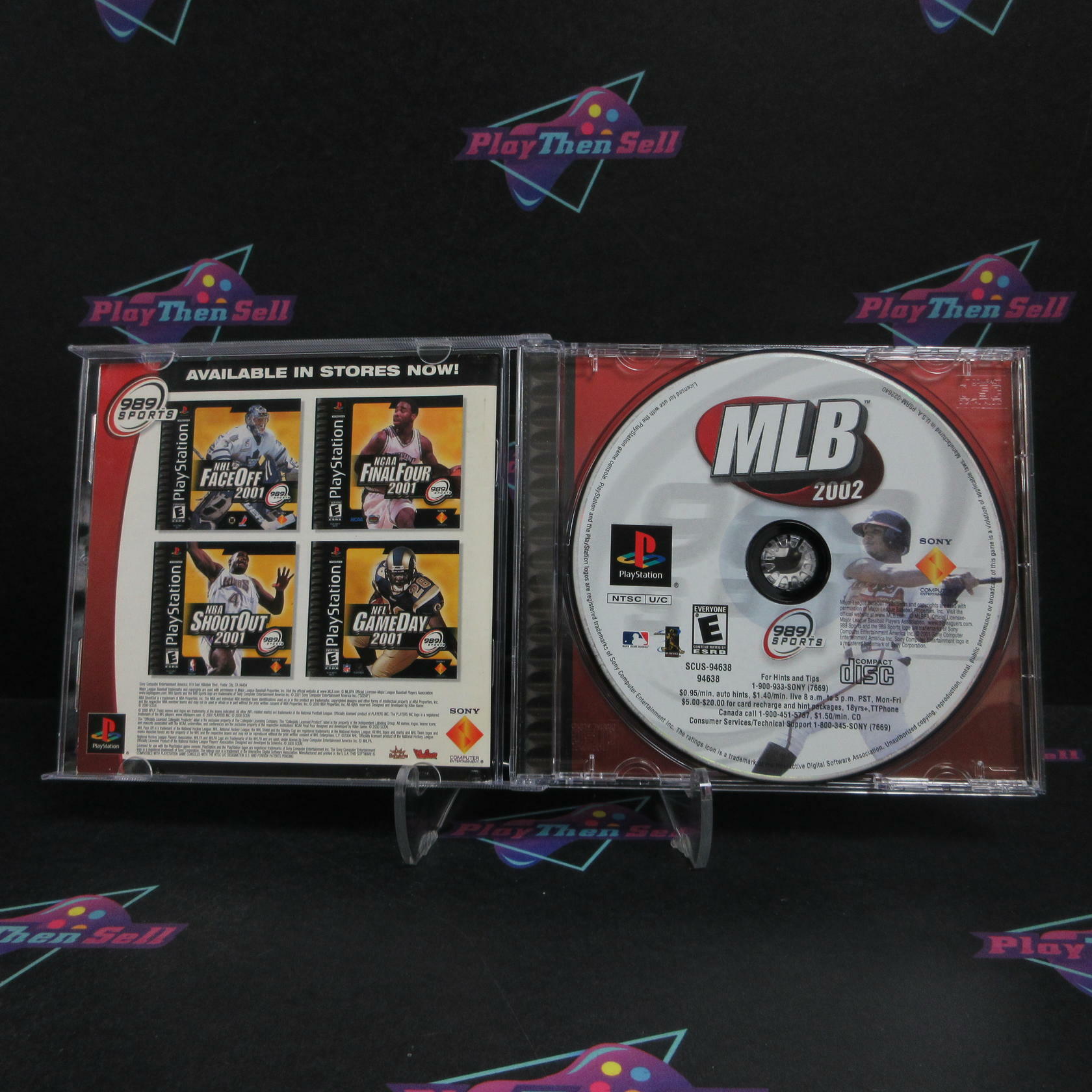 MLB 2002 PS1 PlayStation 1 Complete - Refurbished